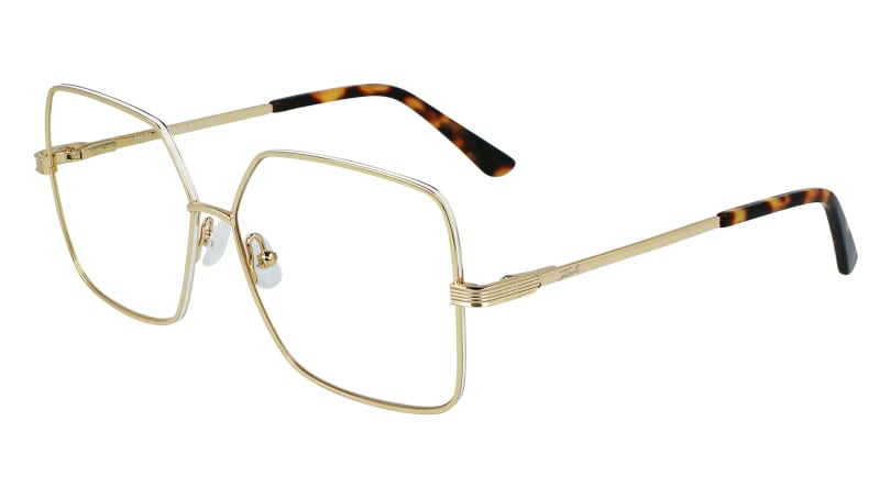 0883900103787 - Unisex KL332 718 Optische Fassungen Metall Gold Quadratisch 0883900103787 - Unisex KL332 718 Optische Fassungen Metall Gold Quadratisch