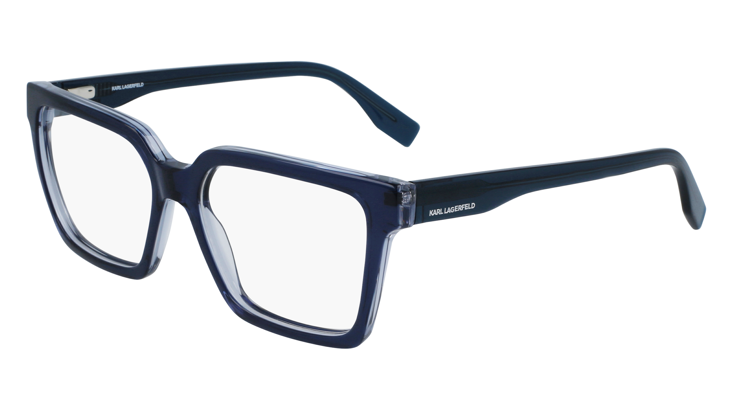 0883900105668 - Herren KL6097 405 Optische Fassungen Acetat Blau  Quadratisch Photochromatisch Photochromatisch