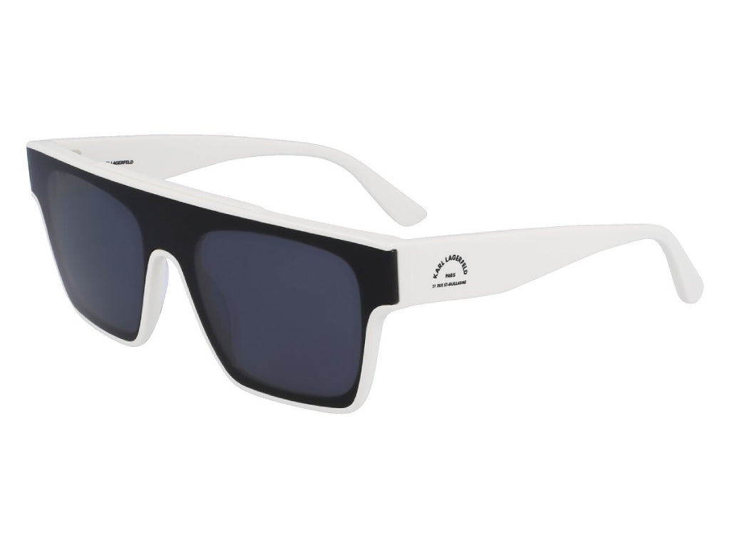 0883900105880 - Unisex KL6090S 105 Sonnenbrillen Plastik Weiß Grau Quadratisch