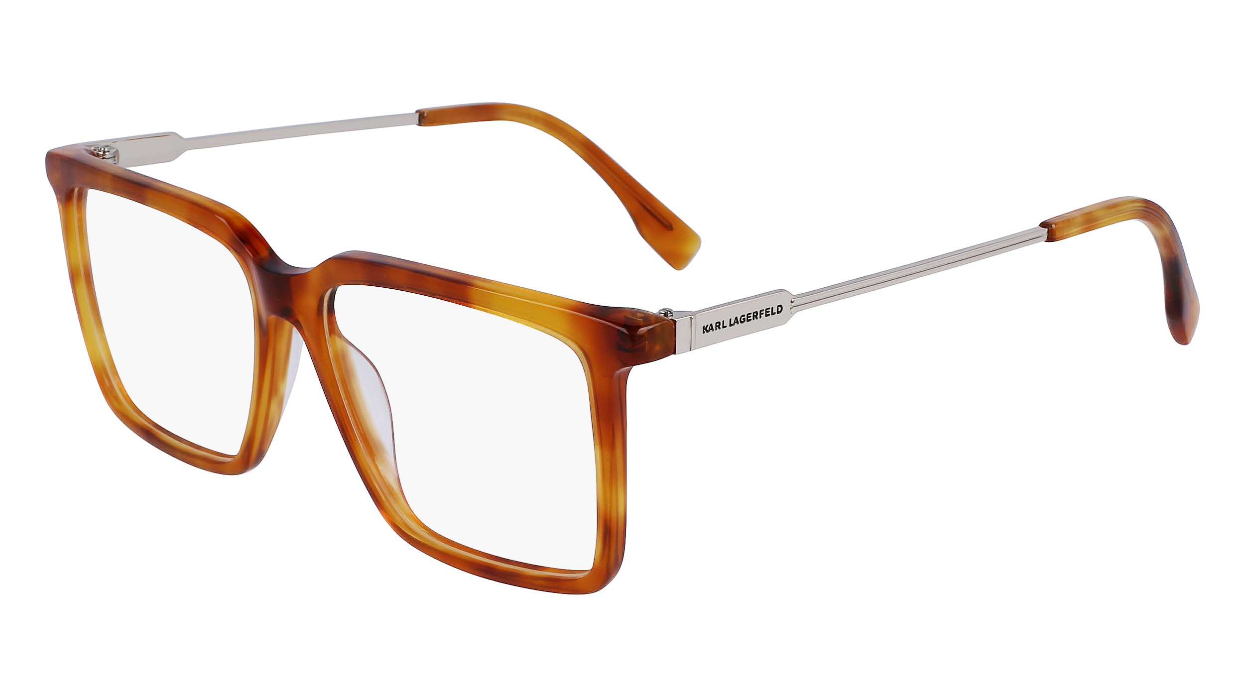 0883900106351 - Herren KL6114 240 Optische Fassungen Acetat Braun  Quadratisch Normal Normal