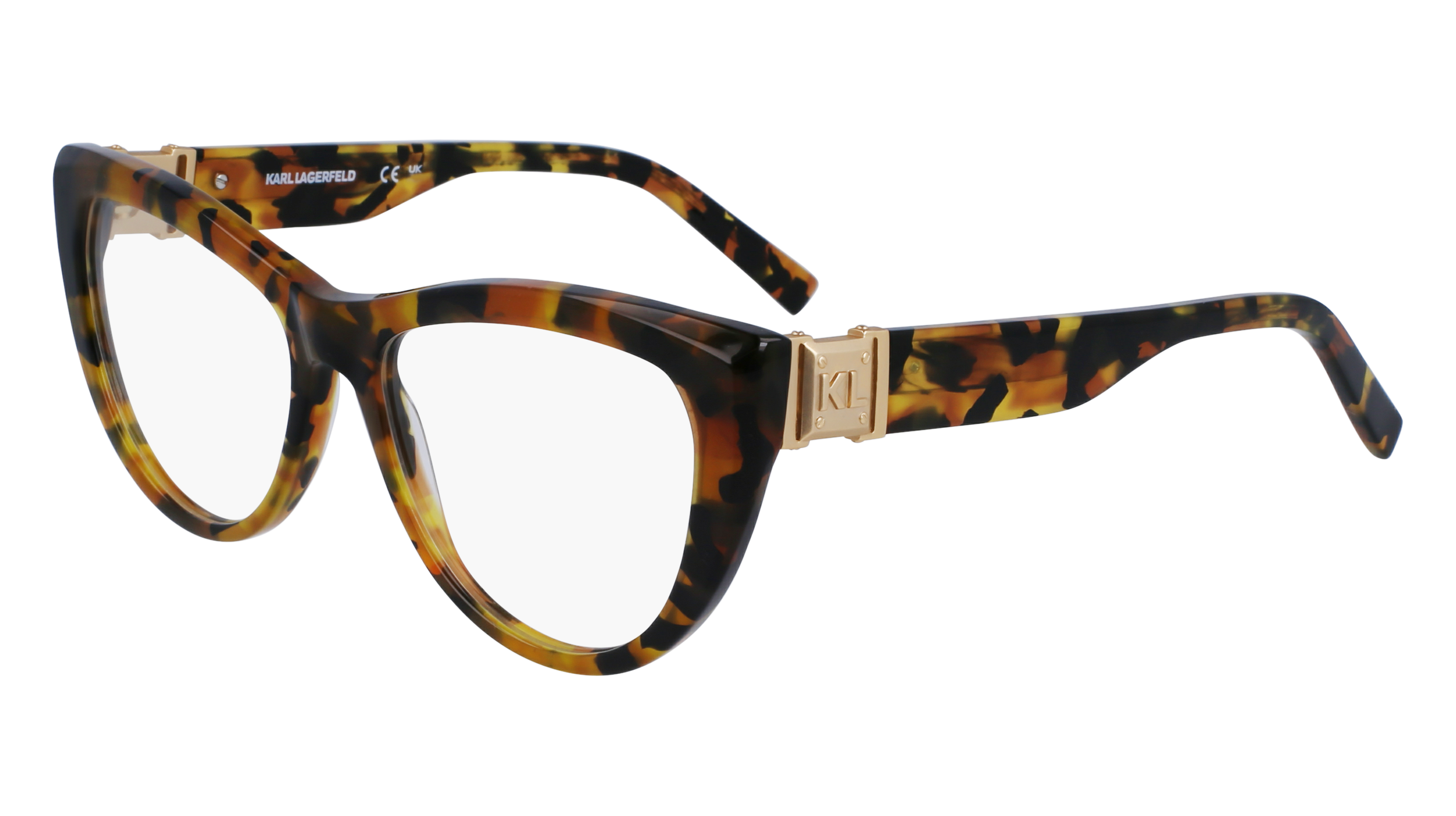 0883900107389 - Damen KL6133 234 Optische Fassungen Acetat Braun  Cat Eye Normal Normal