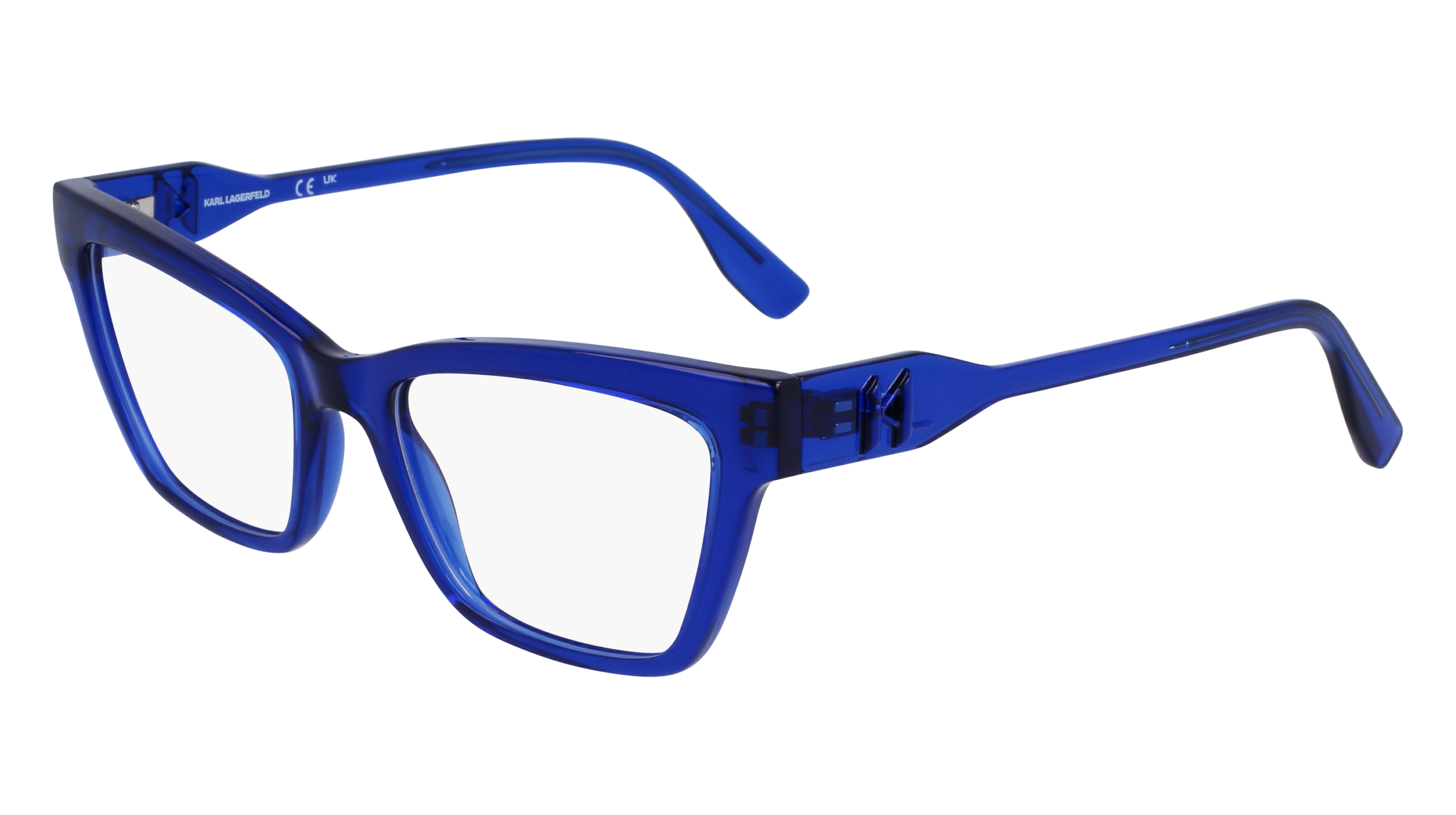 0883900107761 - Damen KL6135 400 Optische Fassungen Bio-Injekt Blau  Quadratisch Normal Normal