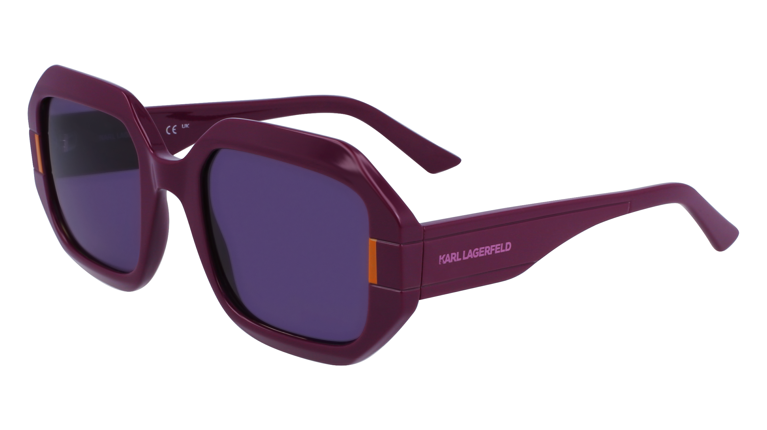 0883900107945 - Damen KL6124S 541 Gläser SONNENBRILLEN Injiziert Violett Violett Quadratisch Normal Normal