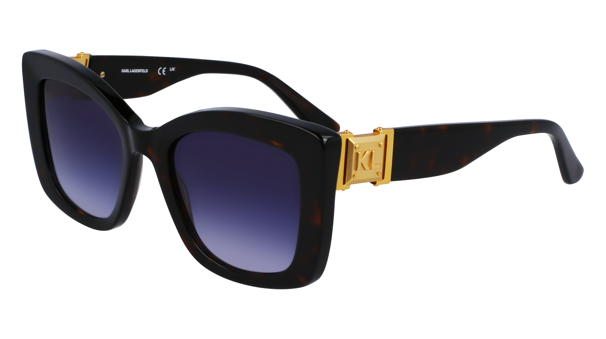 0883900108225 - Damen KL6139S 240 Gläser SONNENBRILLEN Acetat Havanna  Quadratisch Normal Normal