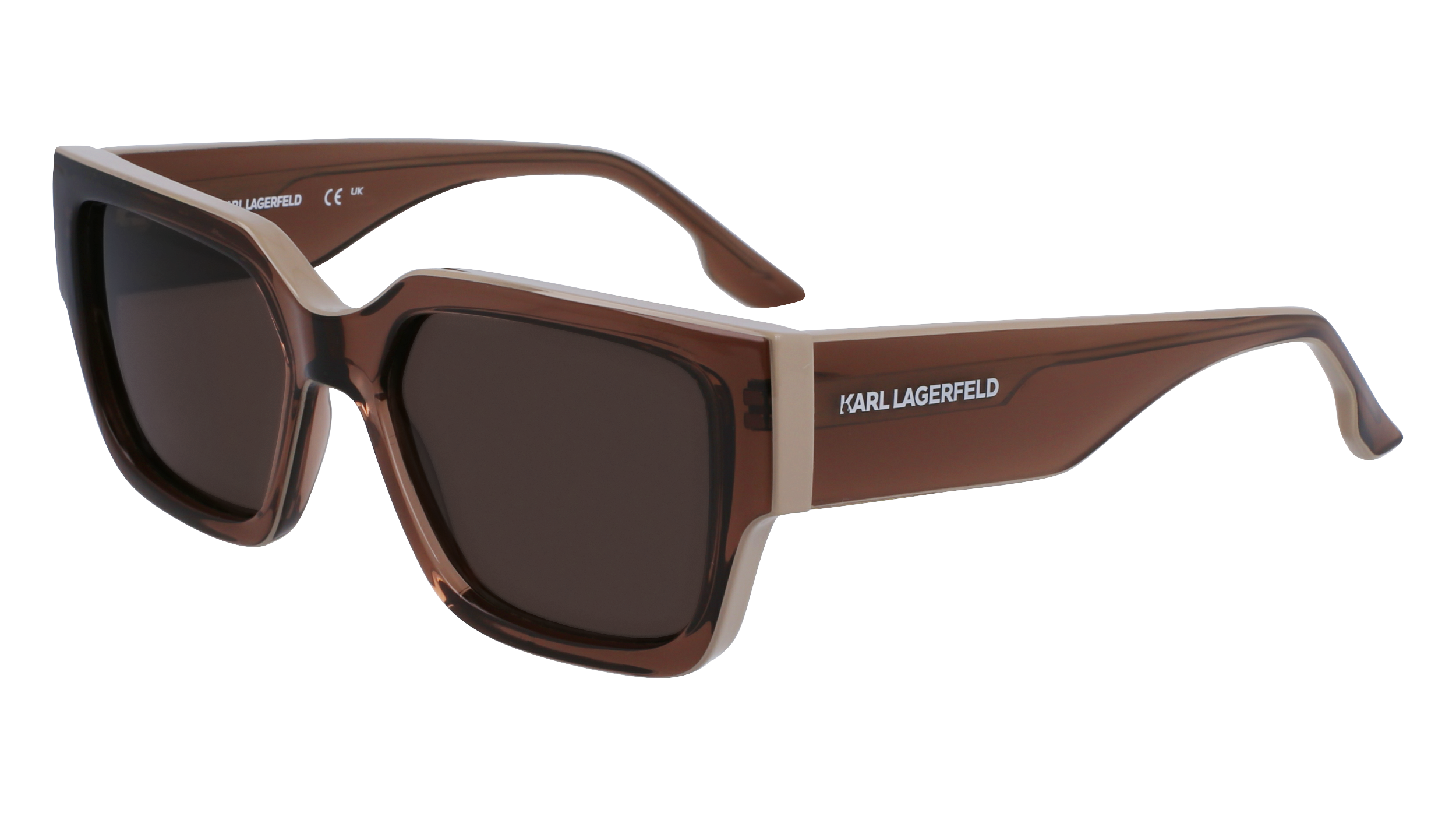 0883900108256 - Unisex KL6142S 246 Gläser SONNENBRILLEN Iniettato Marrone  Squadrata Normale Normal