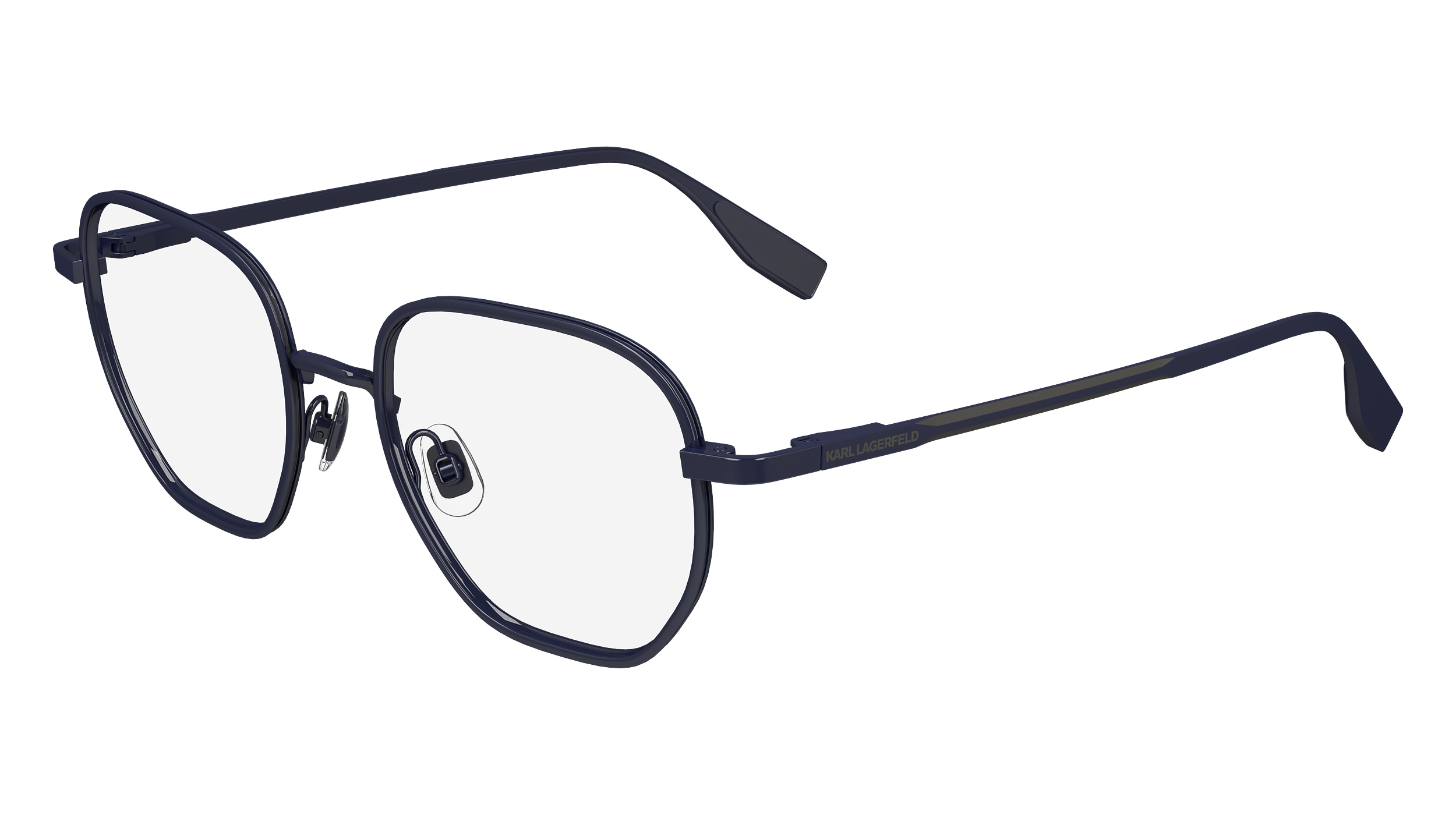 0883900108485 - Unisex KL351 400 Rahmen von BRILLEN Metall Blau   Normal Normal