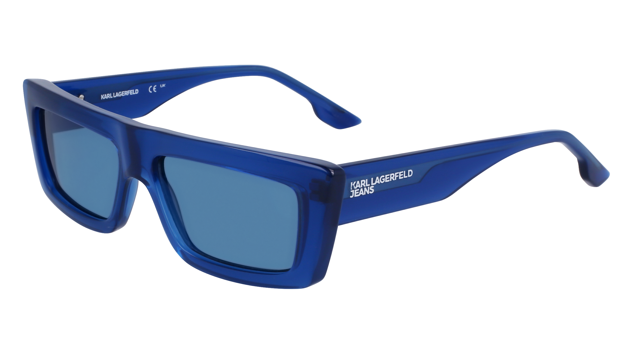 0883900108621 - Unisex KLJ6147S 432 Gläser SONNENBRILLEN Injiziert Blau Blau Quadratisch Normal