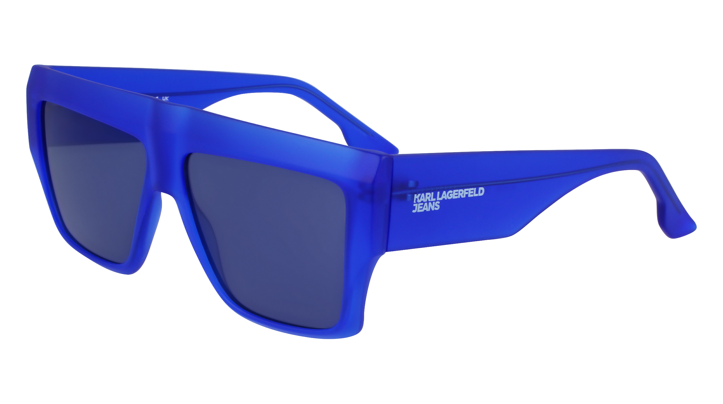 0883900108782 - Unisex KLJ6148S 433 Gläser SONNENBRILLEN Injiziert Blau Grau Quadratisch Normal