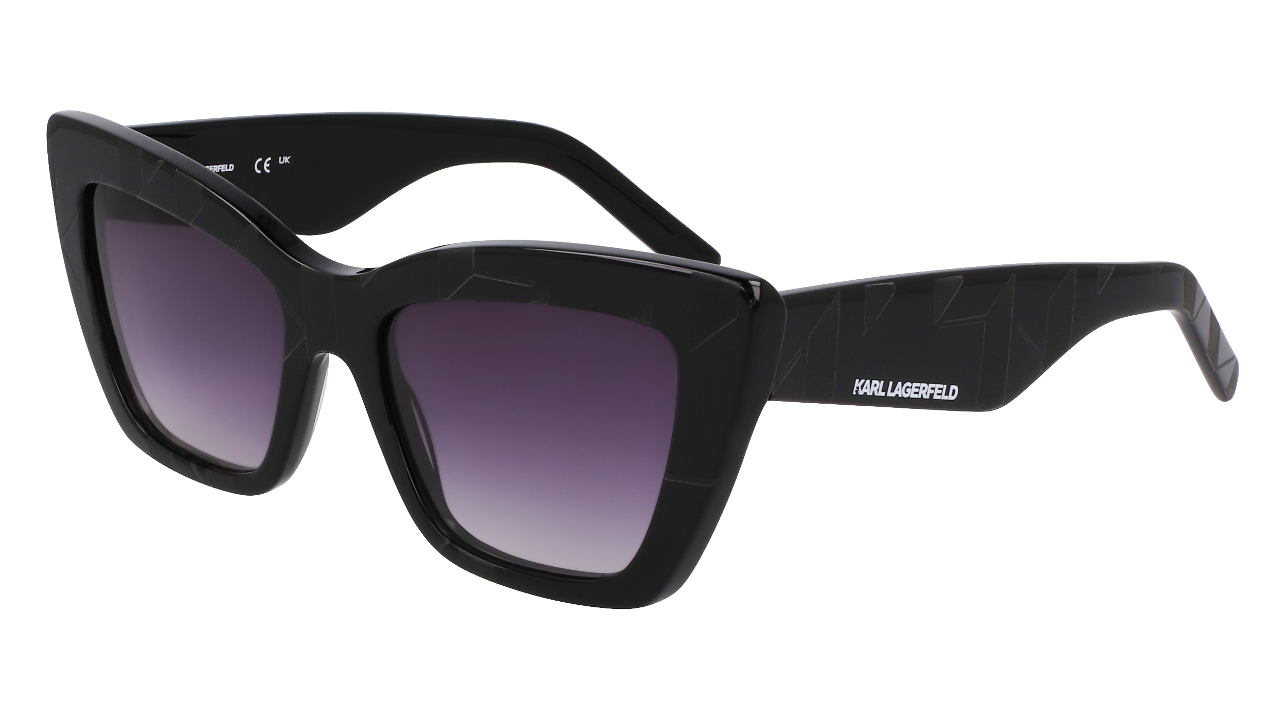 0883900109406 - DAMEN KL6158S 001 Gläser SONNENBRILLEN Acetat Schwarz  Katzenauge Normal Normal