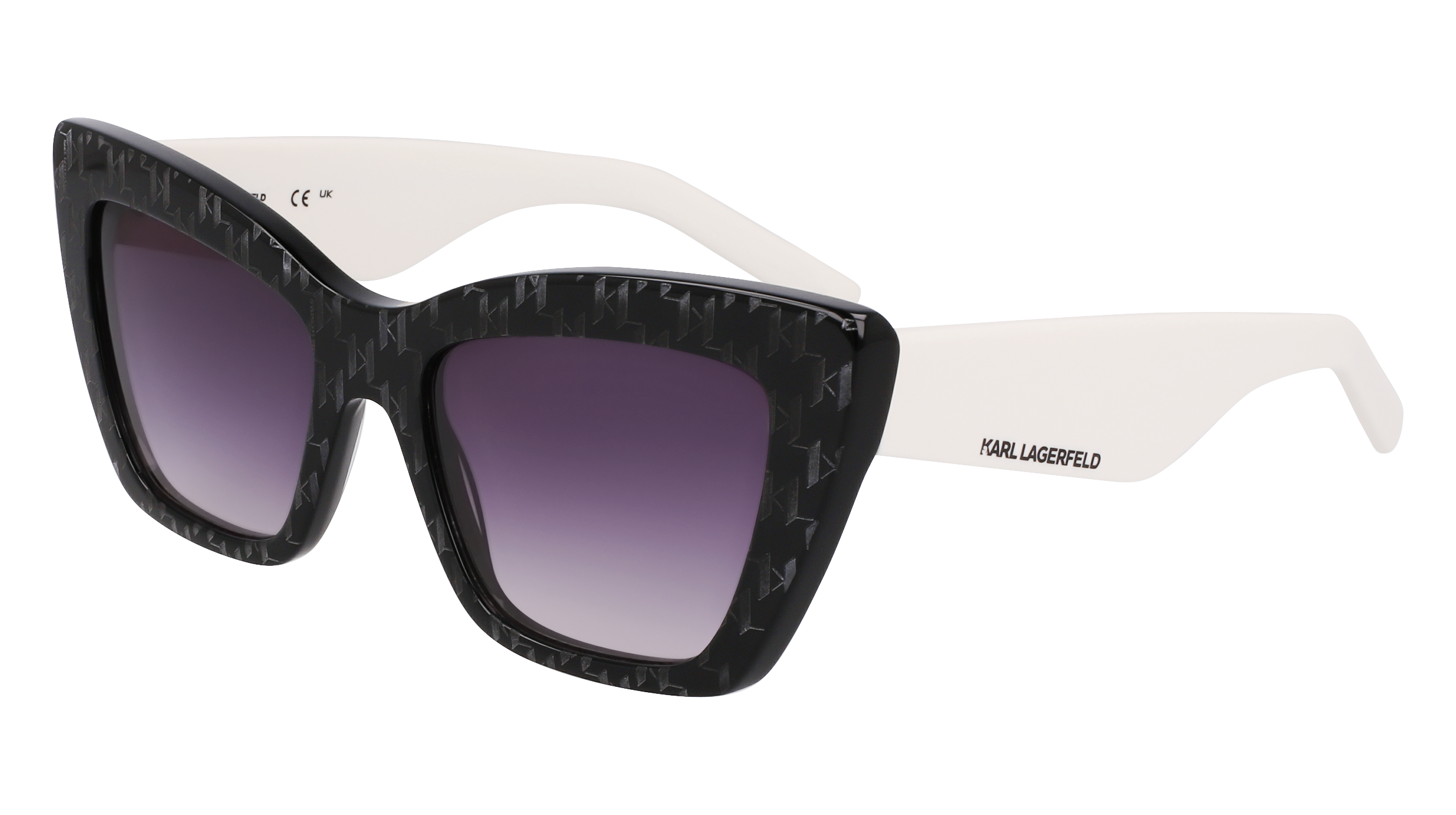 0883900109413 - DAMEN KL6158S 006 Gläser SONNENBRILLEN Acetat Schwarz  Katzenauge Normal Normal