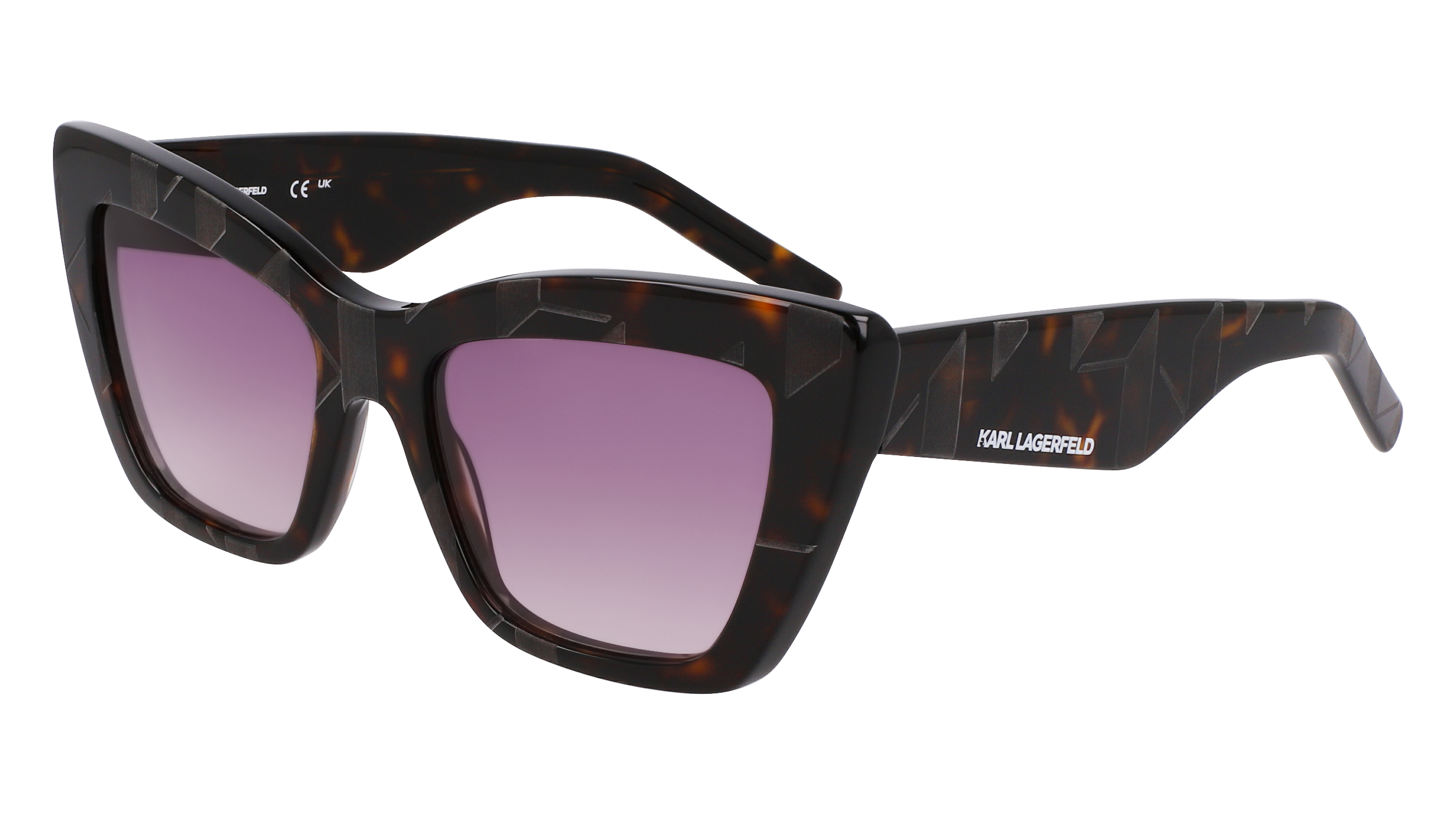 0883900109437 - DAMEN KL6158S 242 Gläser SONNENBRILLEN Acetat Havanna  Katzenauge Normal Normal