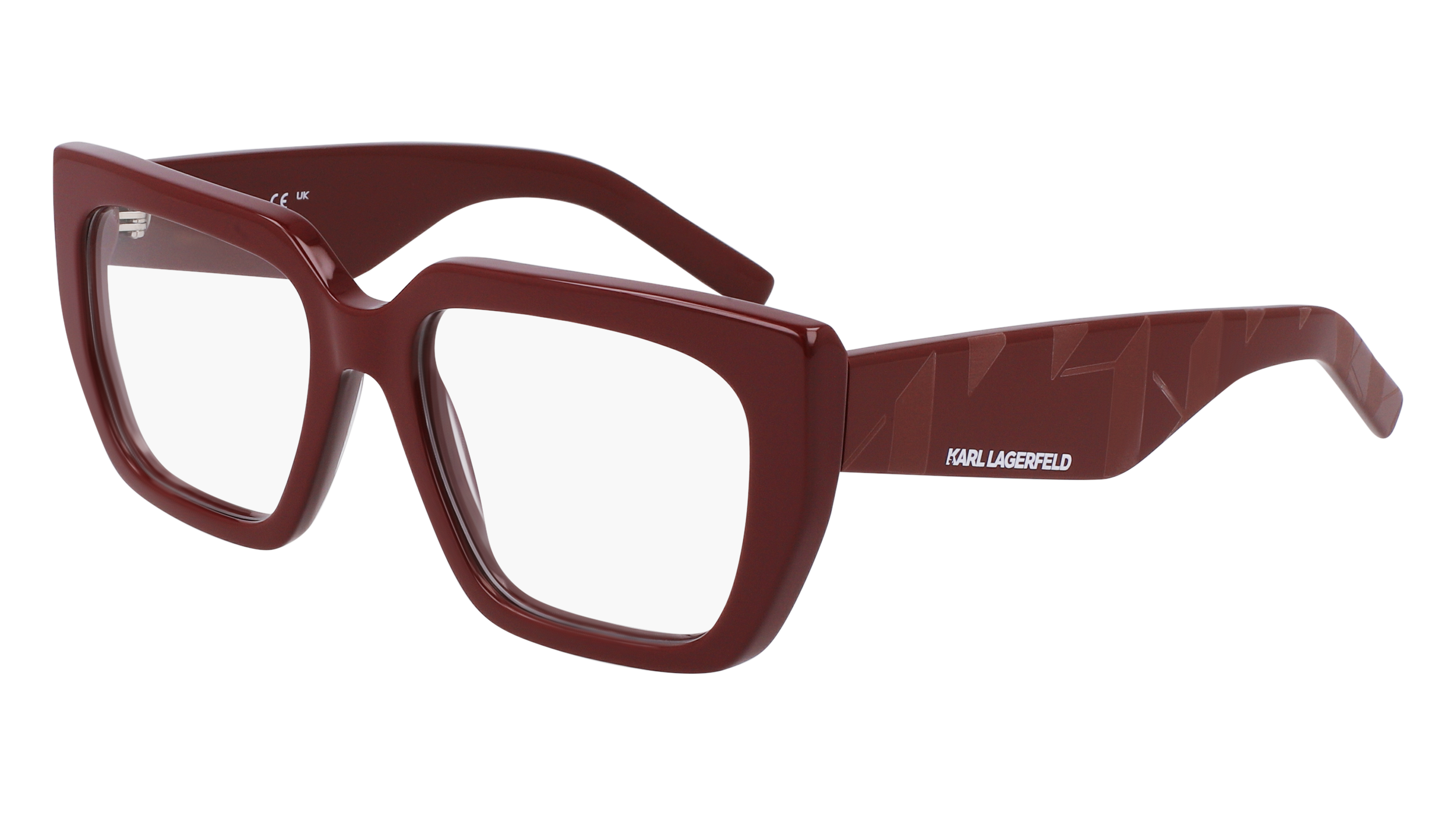 0883900109482 - Damen KL6159 601 Rahmen von BRILLEN Acetat Bordeaux  Quadratisch Normal Normal