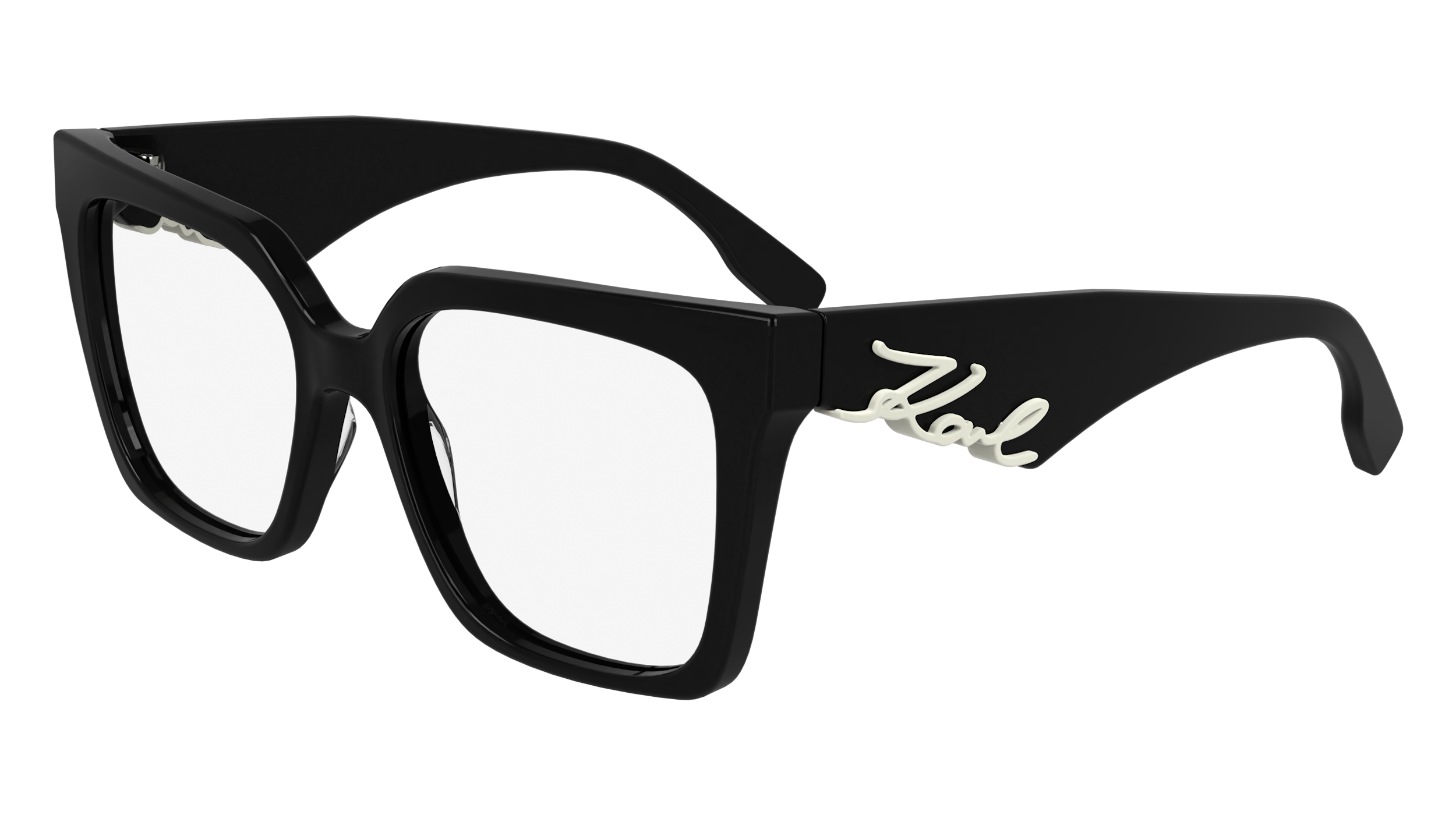 0883900109864 - Damen KL6170 001 Optische Fassungen Acetat Schwarz  Quadratisch Normal