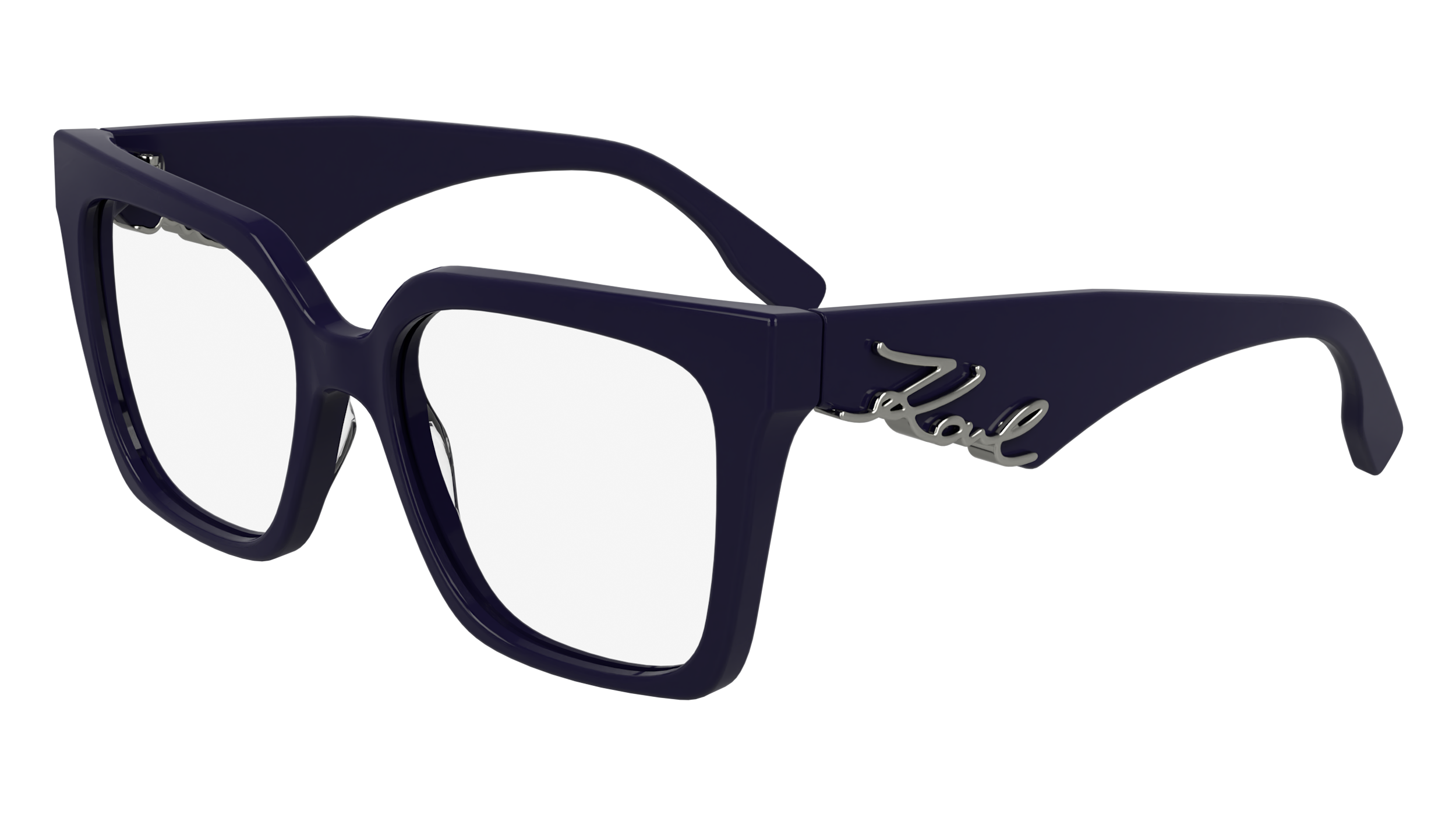 0883900109901 - Damen KL6170 541 Rahmen von BRILLEN Acetat Violett  Quadratisch Normal