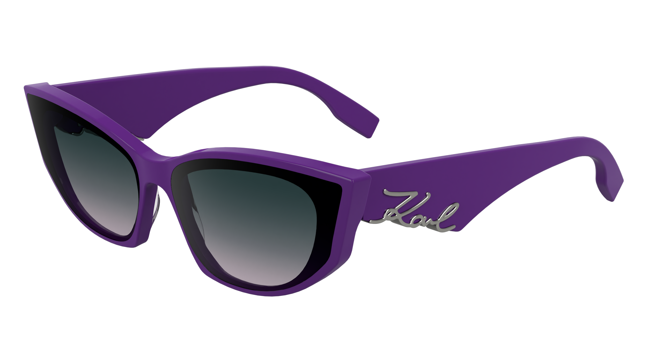 0883900110273 - DAMEN KL6162S 541 Gläser SONNENBRILLEN Acetat Viola  Katzenauge Normal