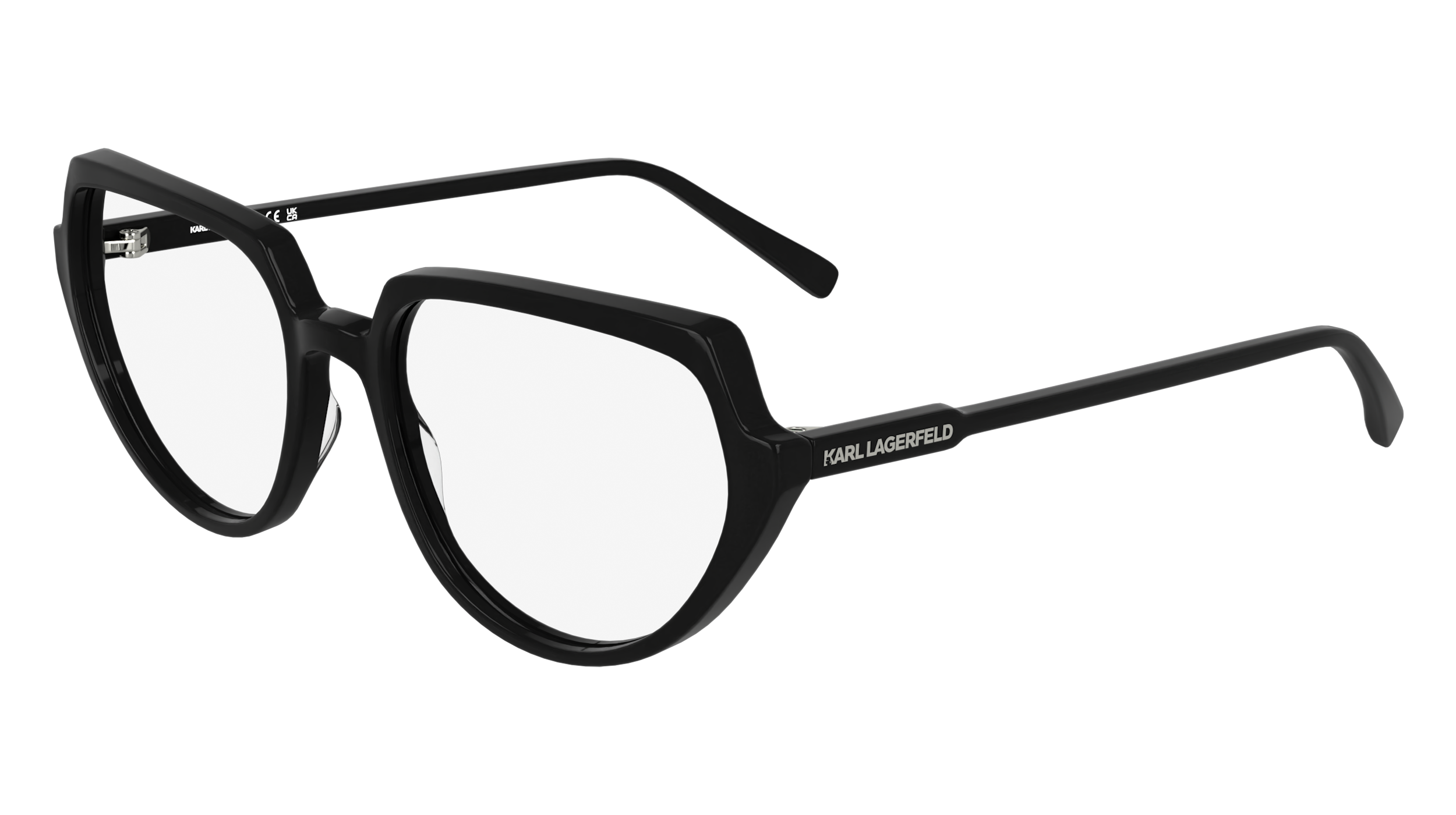 0883900110587 - Damen KL6193 001 Rahmen von BRILLEN Acetat Schwarz   Normal