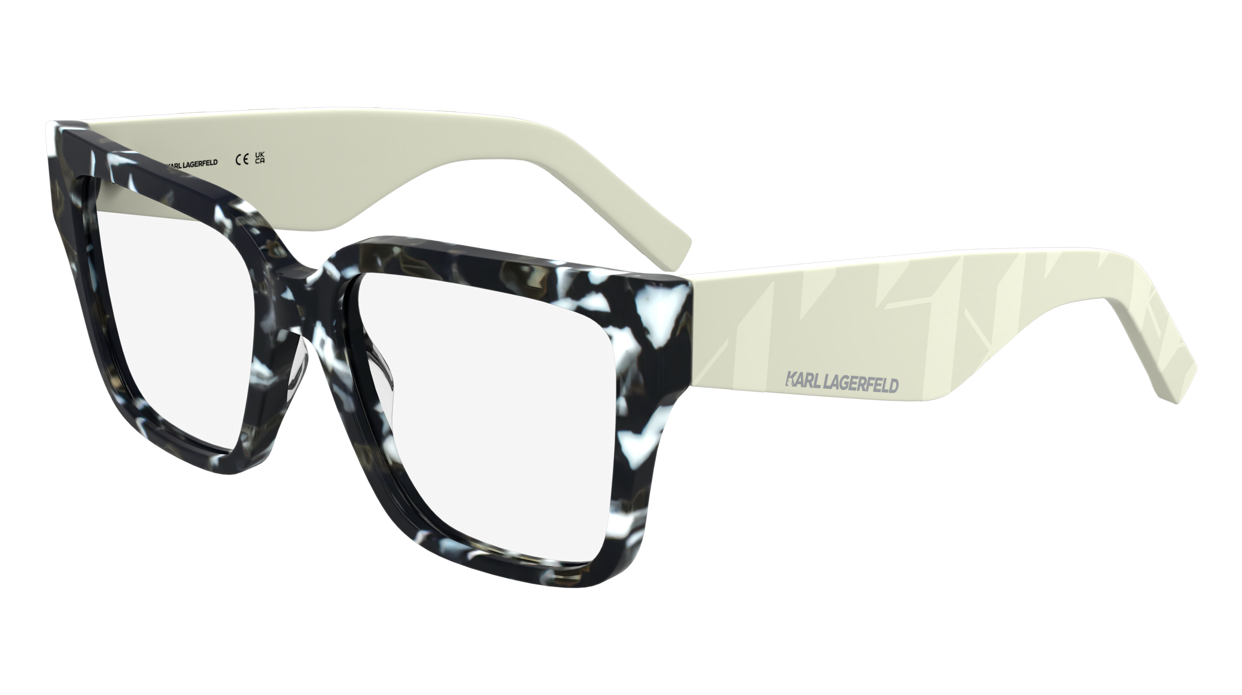 0883900110686 - Damen KL6201 016 Rahmen von BRILLEN Acetat Schwarz Quadratisch Normal 0883900110686 - Damen KL6201 016 Rahmen von BRILLEN Acetat Schwarz Quadratisch Normal