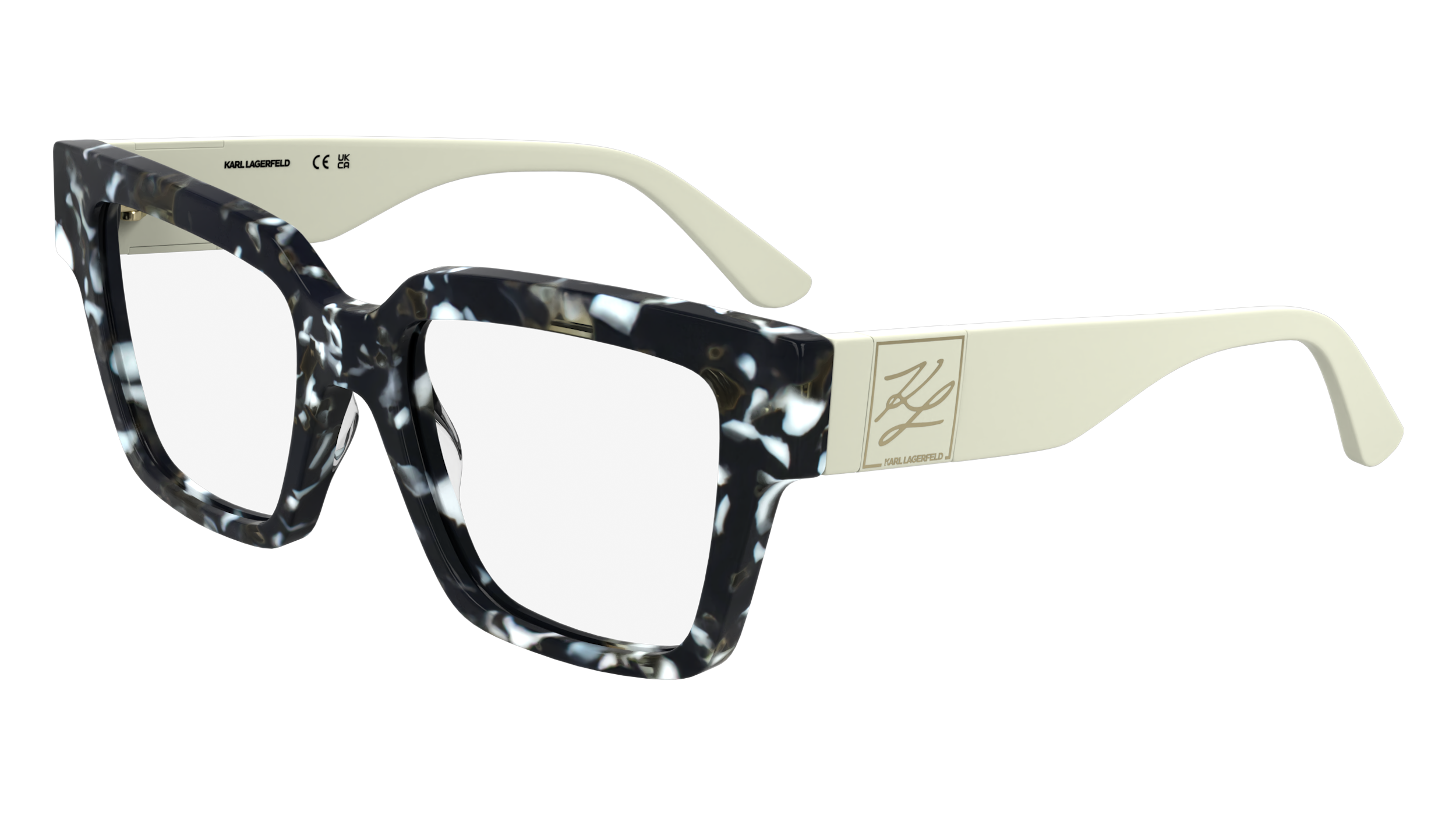 0883900110914 - Unisex KL6196 016 Rahmen von BRILLEN Acetat Schwarz  Quadratisch Normal