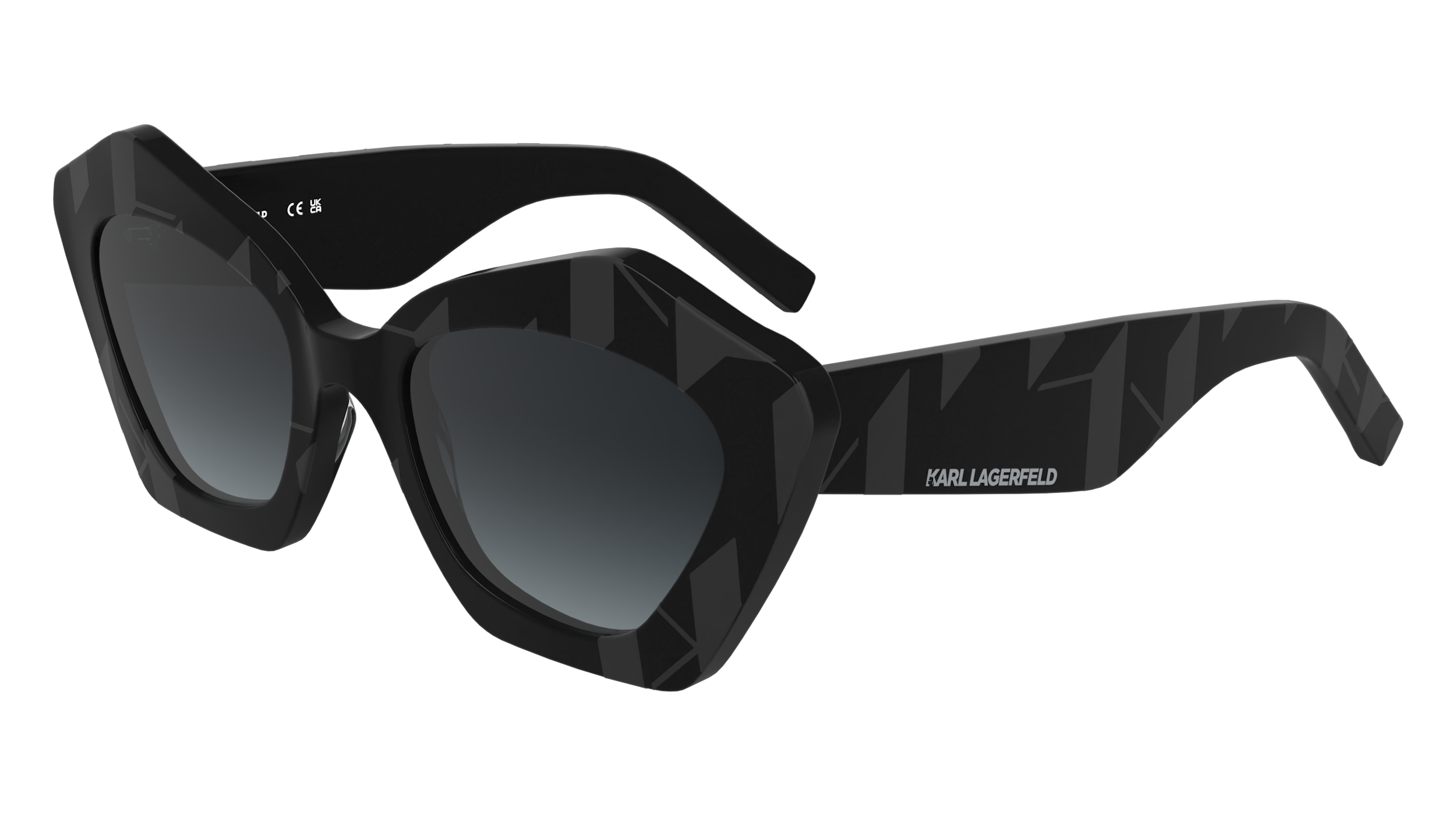 0883900110952 - Damen KL6199S 001 Gläser SONNENBRILLEN Acetat Schwarz  Quadratisch Normal