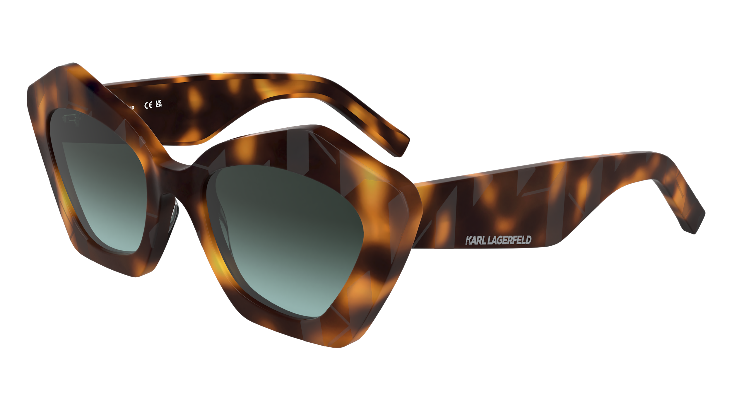 0883900110976 - Damen KL6199S 242 Gläser SONNENBRILLEN Acetat Havanna  Quadratisch Normal