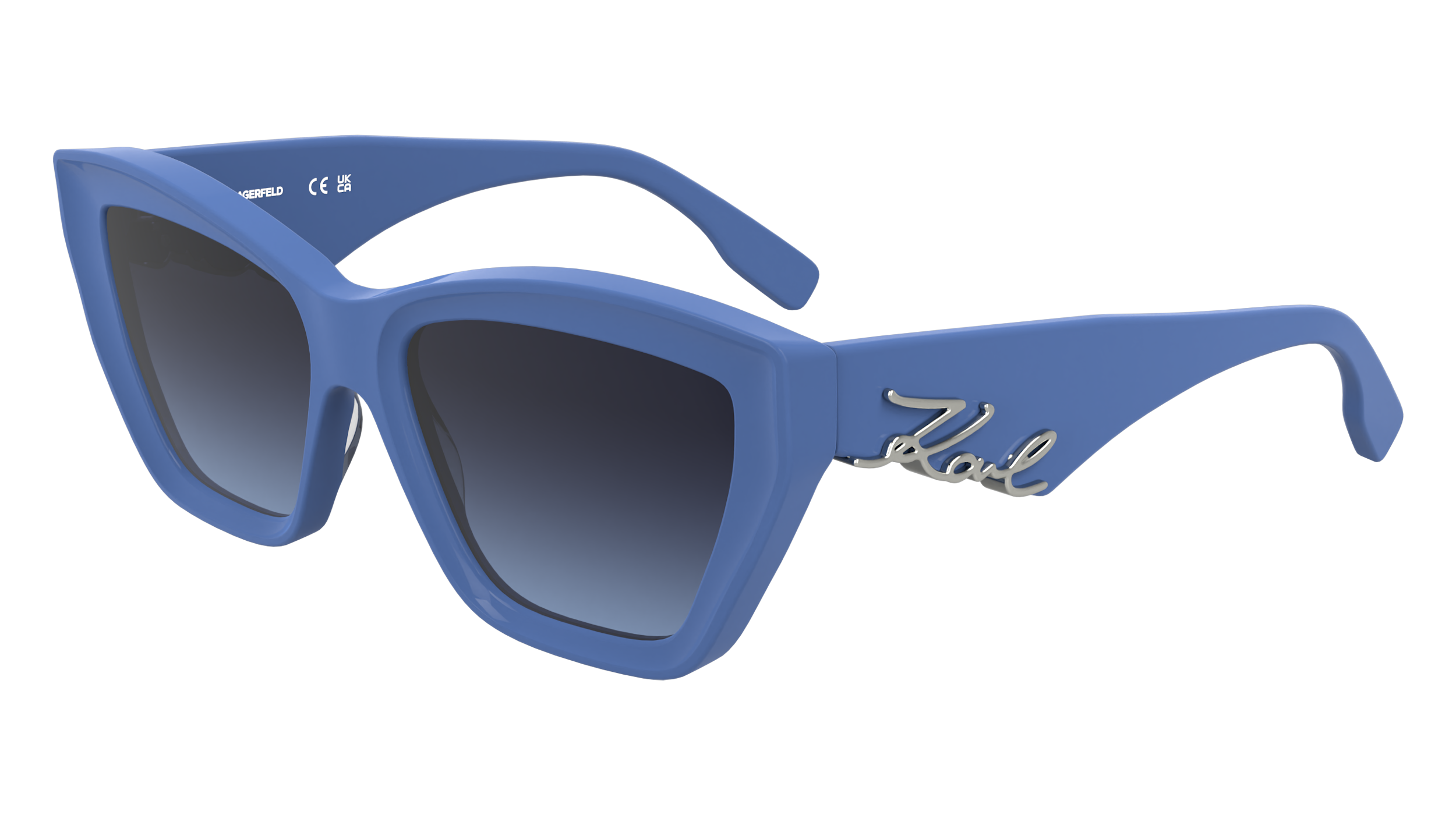 0883900111539 - Damen KL6179S 423 Gläser SONNENBRILLEN Acetat Blau  Cat Eye Normal