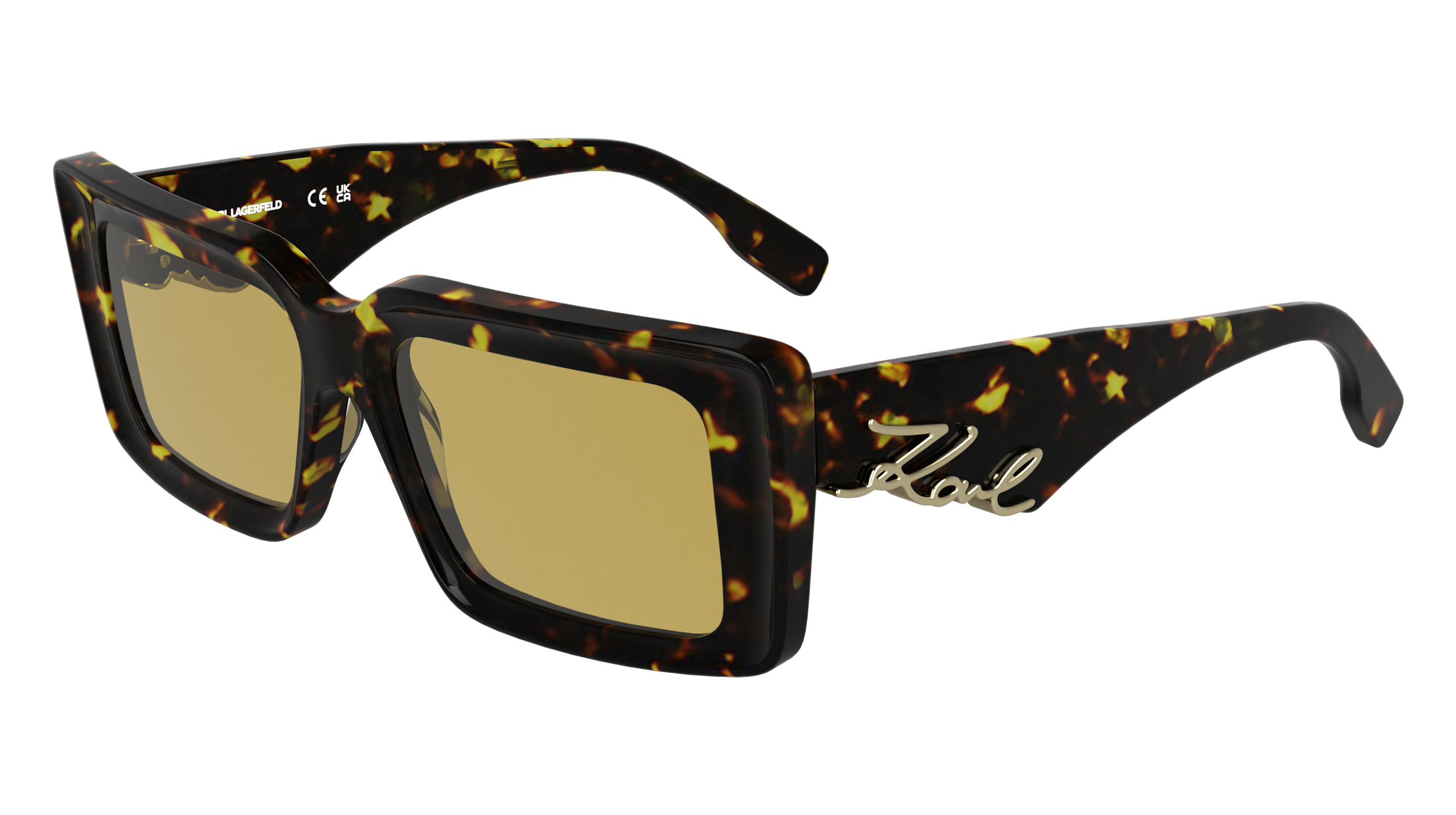 0883900111560 - Damen KL6180S 232 Gläser SONNENBRILLEN Acetat Havanna  Quadratisch Normal