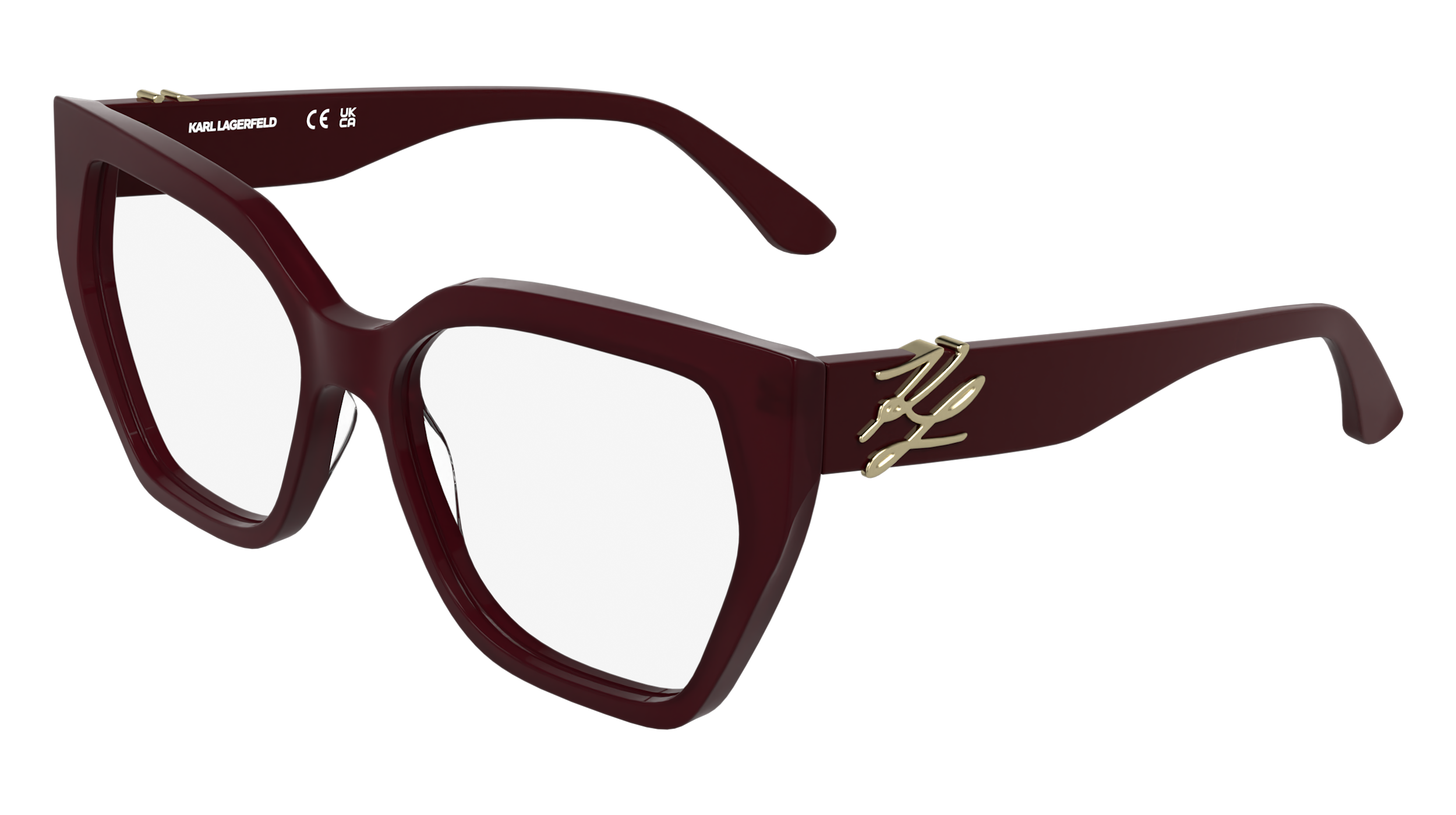 0883900111942 - Damen KL6214 600 Optische Fassungen Acetat Rot  Quadratisch Normal