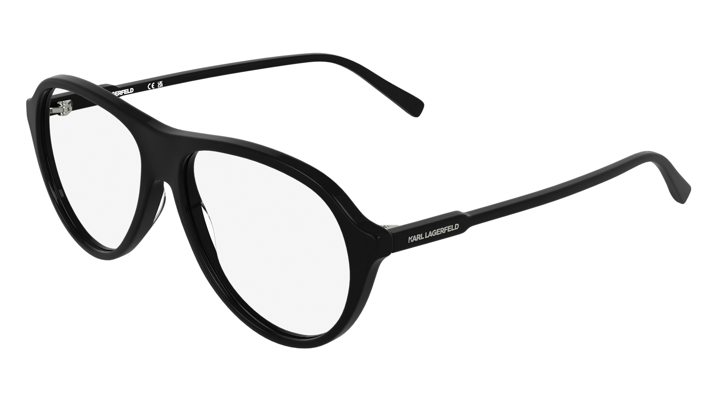 0883900112253 - Unisex KL6217 001 Optische Fassungen Acetat Schwarz  Pilot Normal