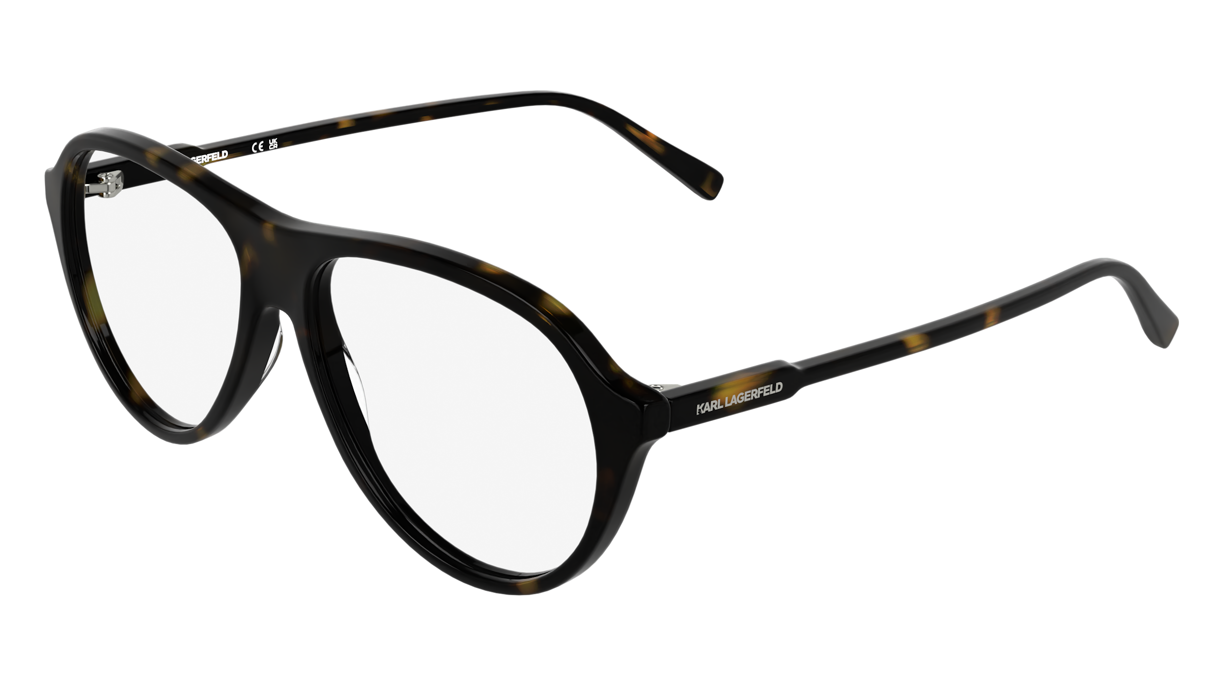0883900112277 - Unisex KL6217 242 Optische Fassungen Acetat Havanna  Pilot Normal