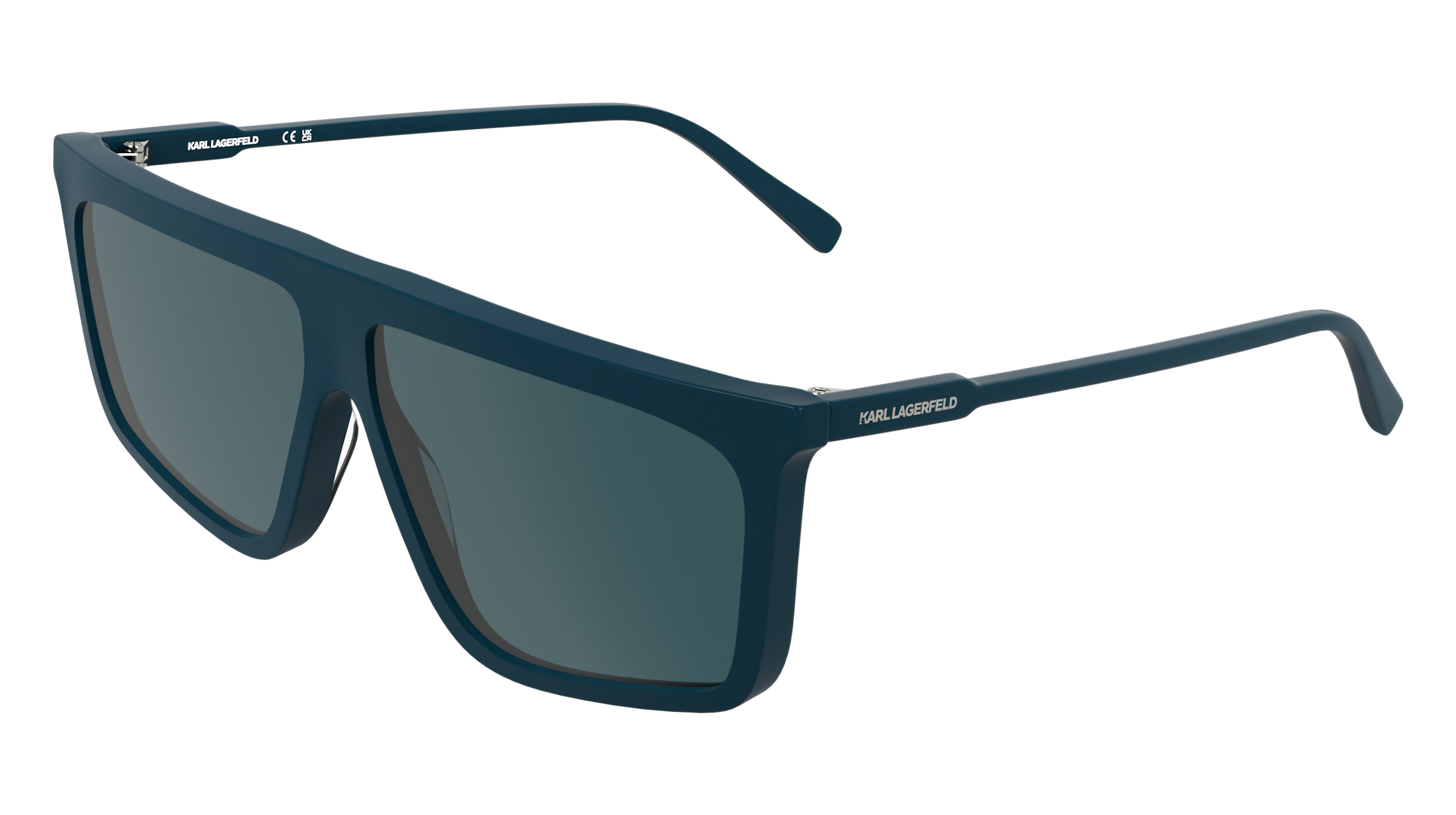 0883900112352 - Herren KL6210S 425 Sonnenbrillen Acetat Petrolium Blau Quadratisch Normal