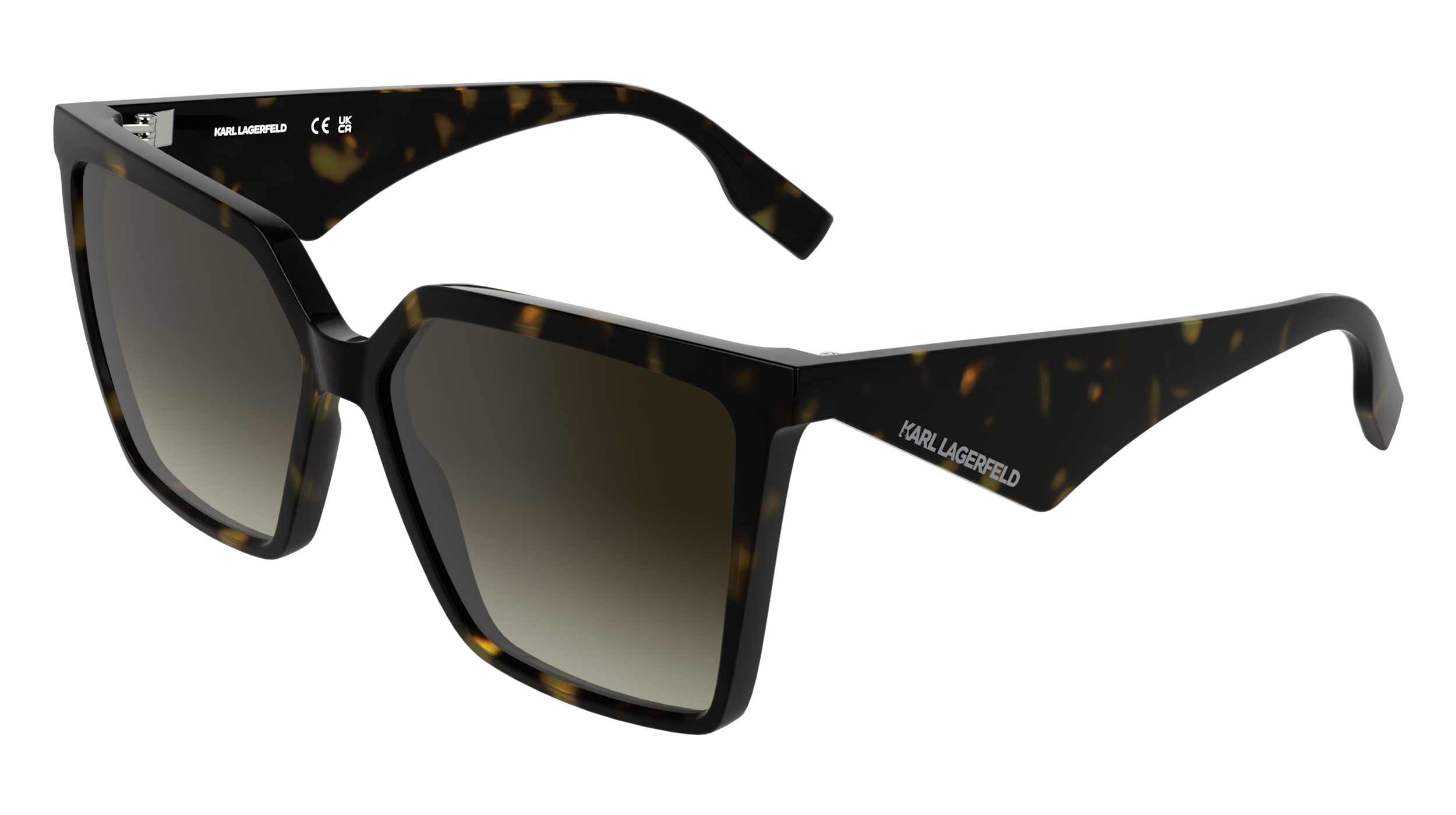 0883900112567 - Damen KL6207S 242 Sonnenbrillen Bio-Injekt Havanna Braun Quadratisch Normal Schattiert