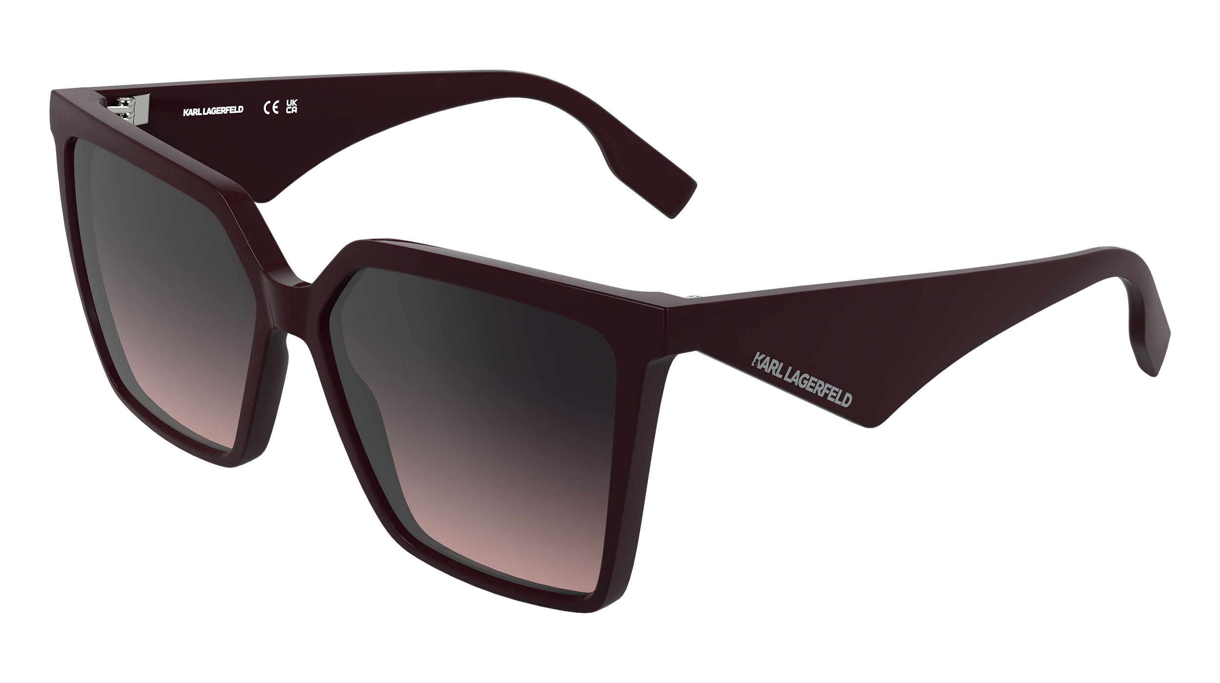 0883900112598 - Damen KL6207S 601 Sonnenbrillen Bio-Injekt Bordeaux Violett Quadratisch Normal