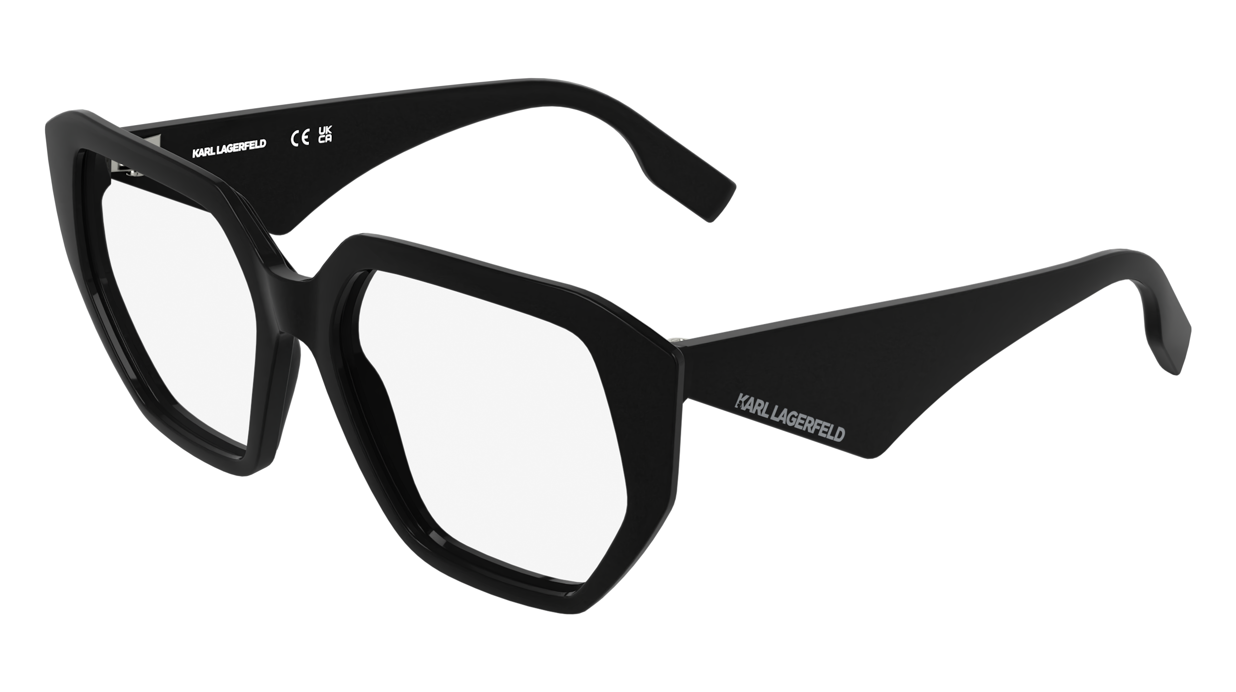 0883900112680 - Damen KL6213 001 Optische Fassungen Bio-Injekt Schwarz  Quadratisch Normal