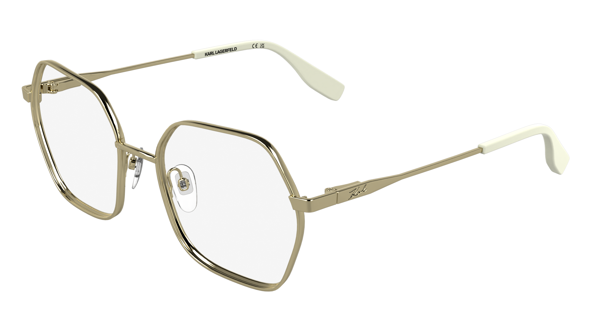 0883900112734 - Damen KL363 715 Optische Fassungen Metall Gold  Quadratisch Normal