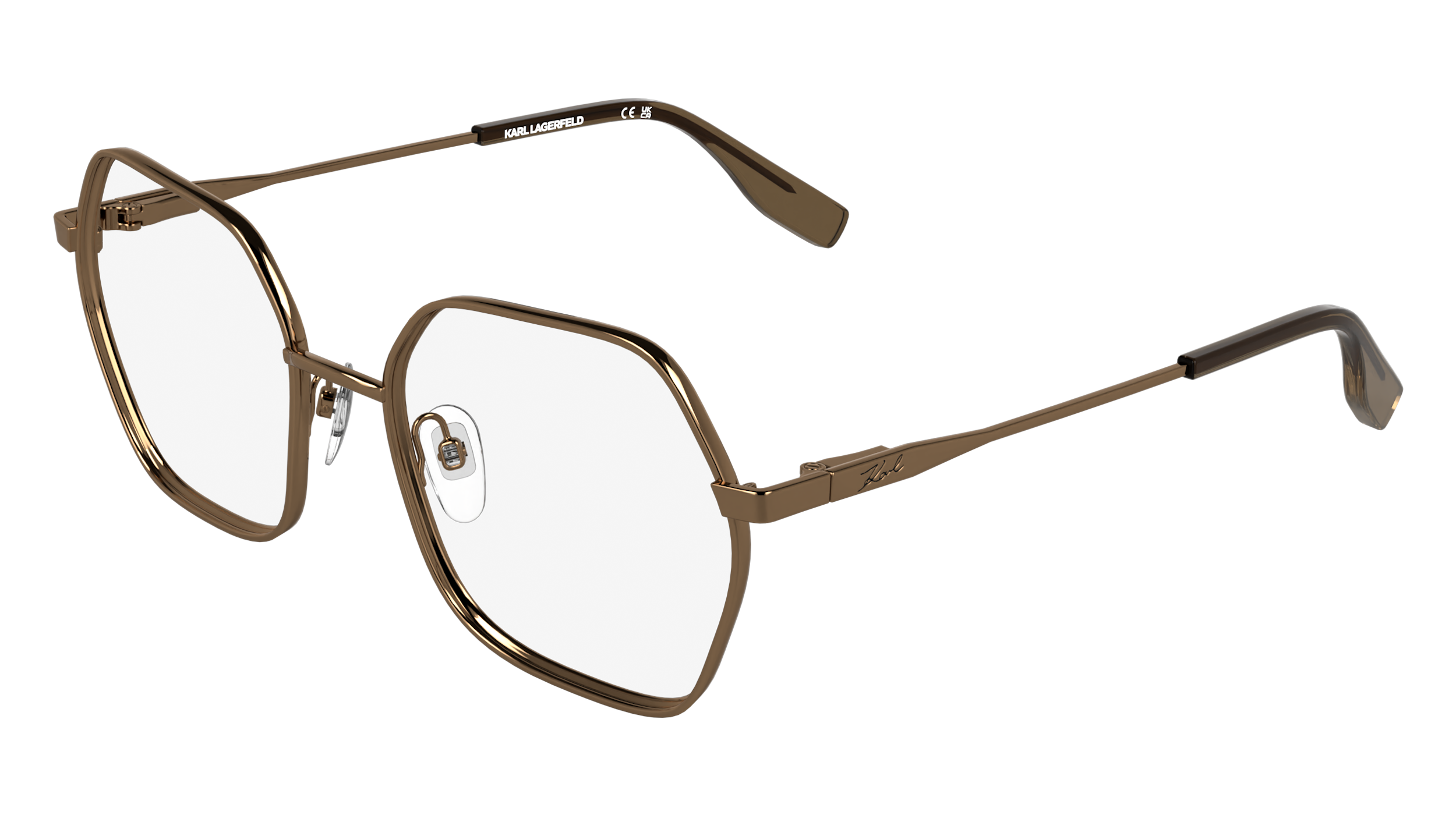 0883900112741 - Damen KL363 717 Optische Fassungen Metall Gold  Quadratisch Normal