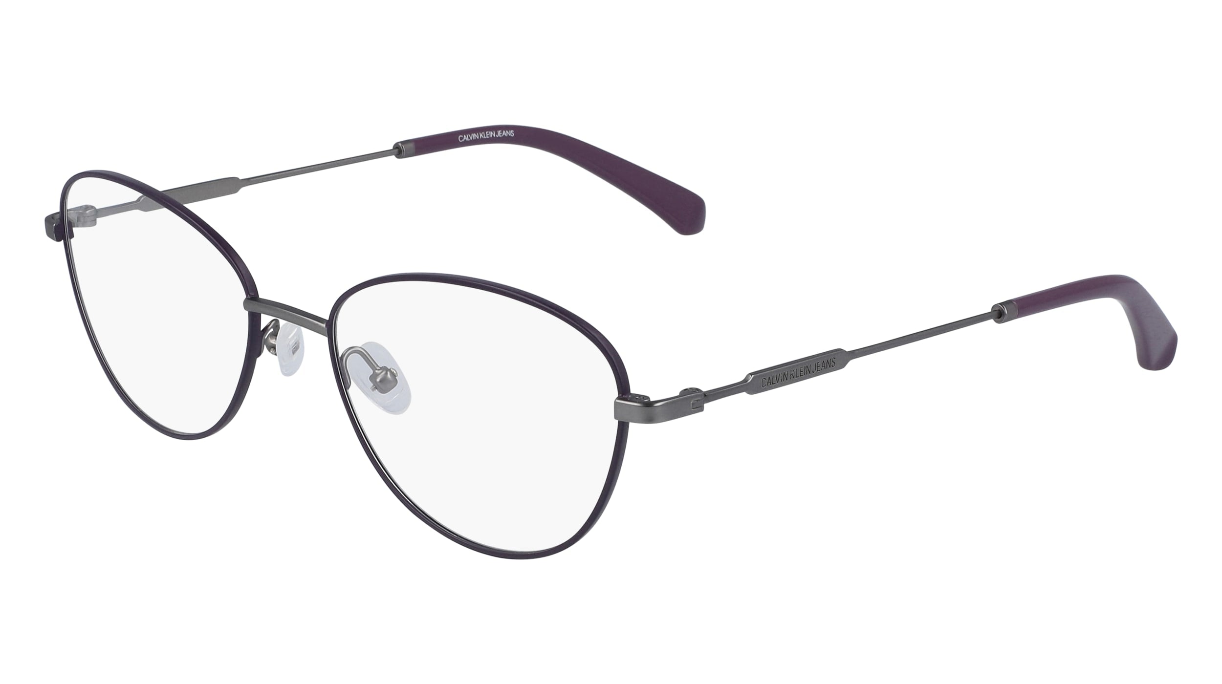 0883901126808 - Damen CKJ20103 500 Optische Fassungen Metall Violett  Cat Eye