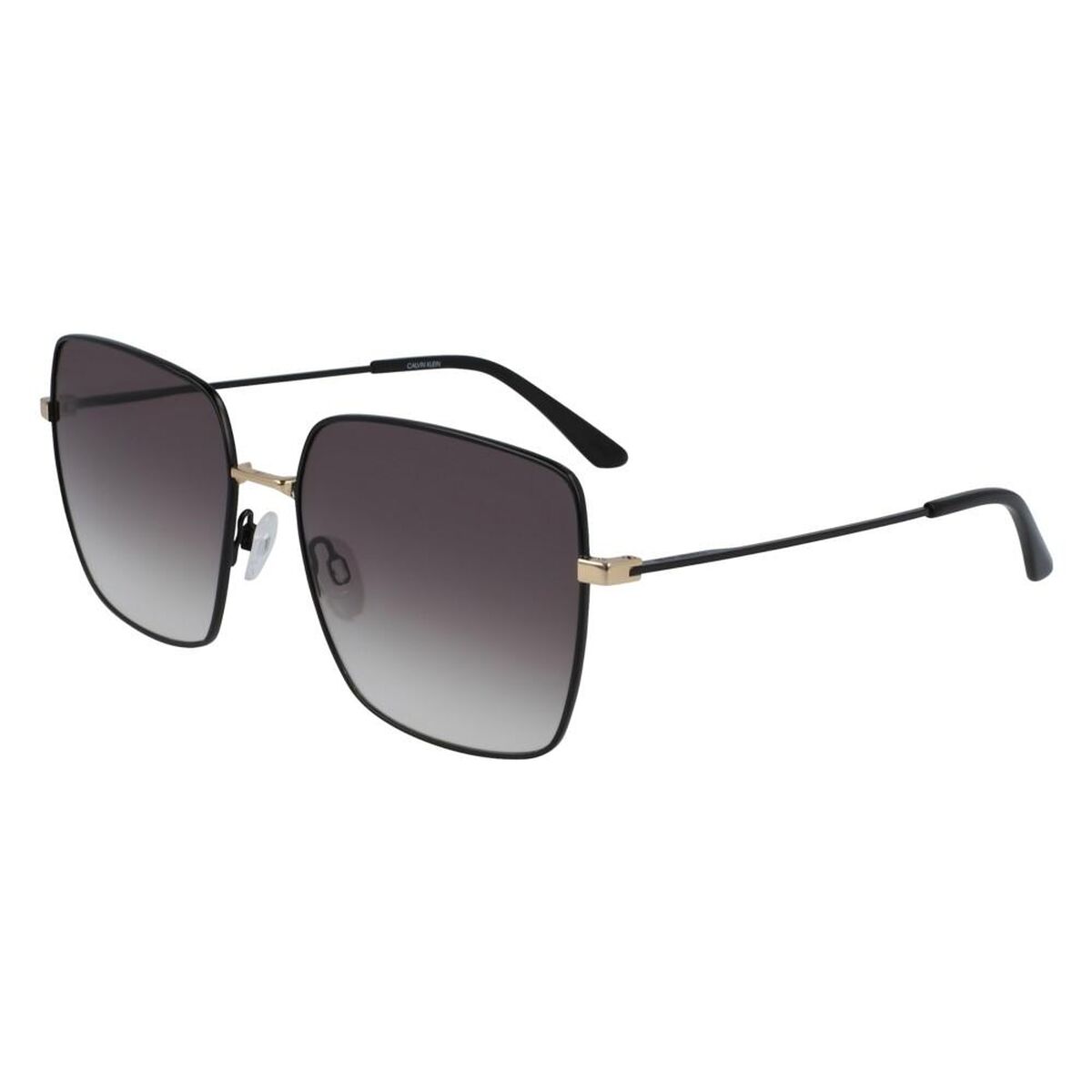 0883901131284 - Damen CK20135S 001 Sonnenbrillen Metall Schwarz Grau Quadratisch  Schattiert