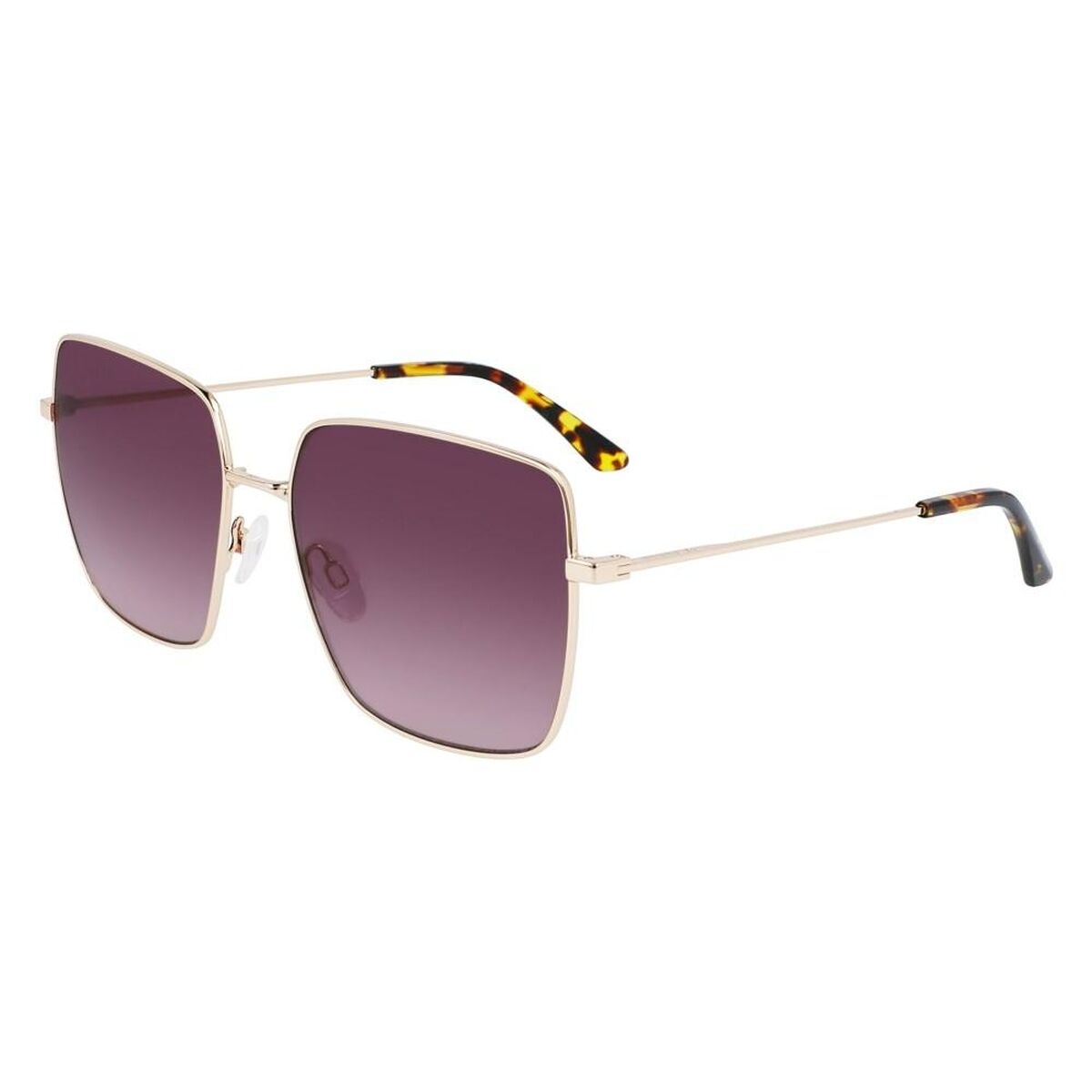 0883901133233 - Damen CK20135S 718 Sonnenbrillen Metall Gold Violett Quadratisch  Schattiert