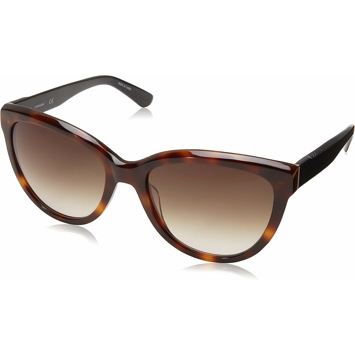 0883901135817 - Damen CK21709S 221 Sonnenbrillen Plastik Havanna Braun Cat Eye Schattiert 0883901135817 - Damen CK21709S 221 Sonnenbrillen Plastik Havanna Braun Cat Eye Schattiert