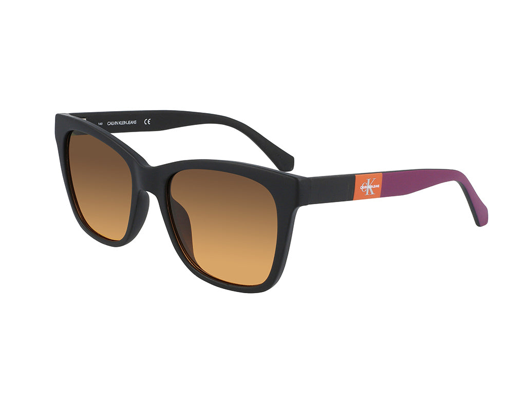 0883901136104 - Damen CKJ21618S 006 Sonnenbrillen Acetat Schwarz Braun Quadratisch Schattiert 0883901136104 - Damen CKJ21618S 006 Sonnenbrillen Acetat Schwarz Braun Quadratisch Schattiert