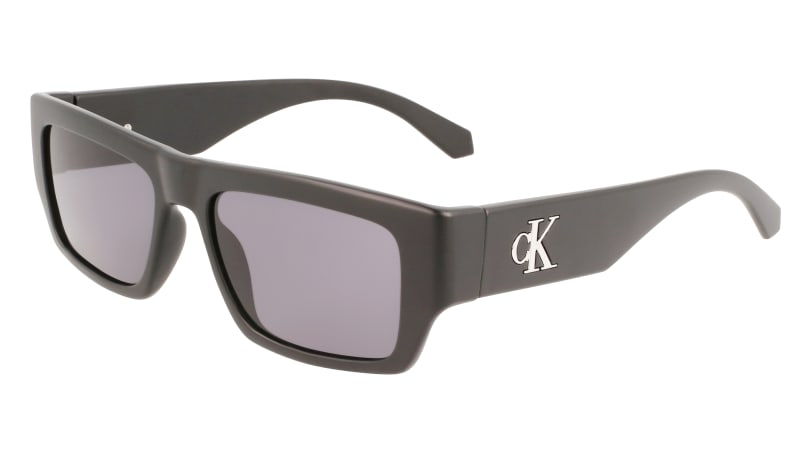 0883901145908 - Unisex CKJ22635S 002 Gläser SONNENBRILLEN Plastik Schwarz Grau Quadratisch Normal