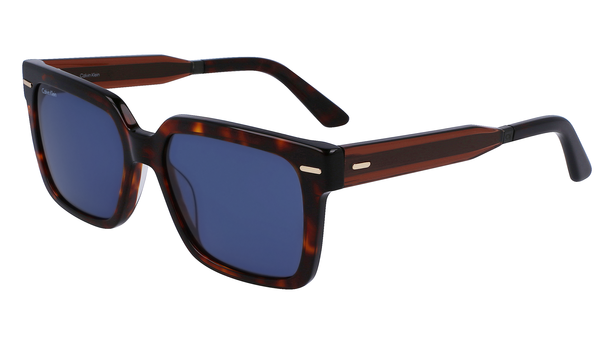 0883901147933 - Herren CK22535S 235 Gläser SONNENBRILLEN Acetat Havanna Blau Quadratisch Normal Photochromatisch