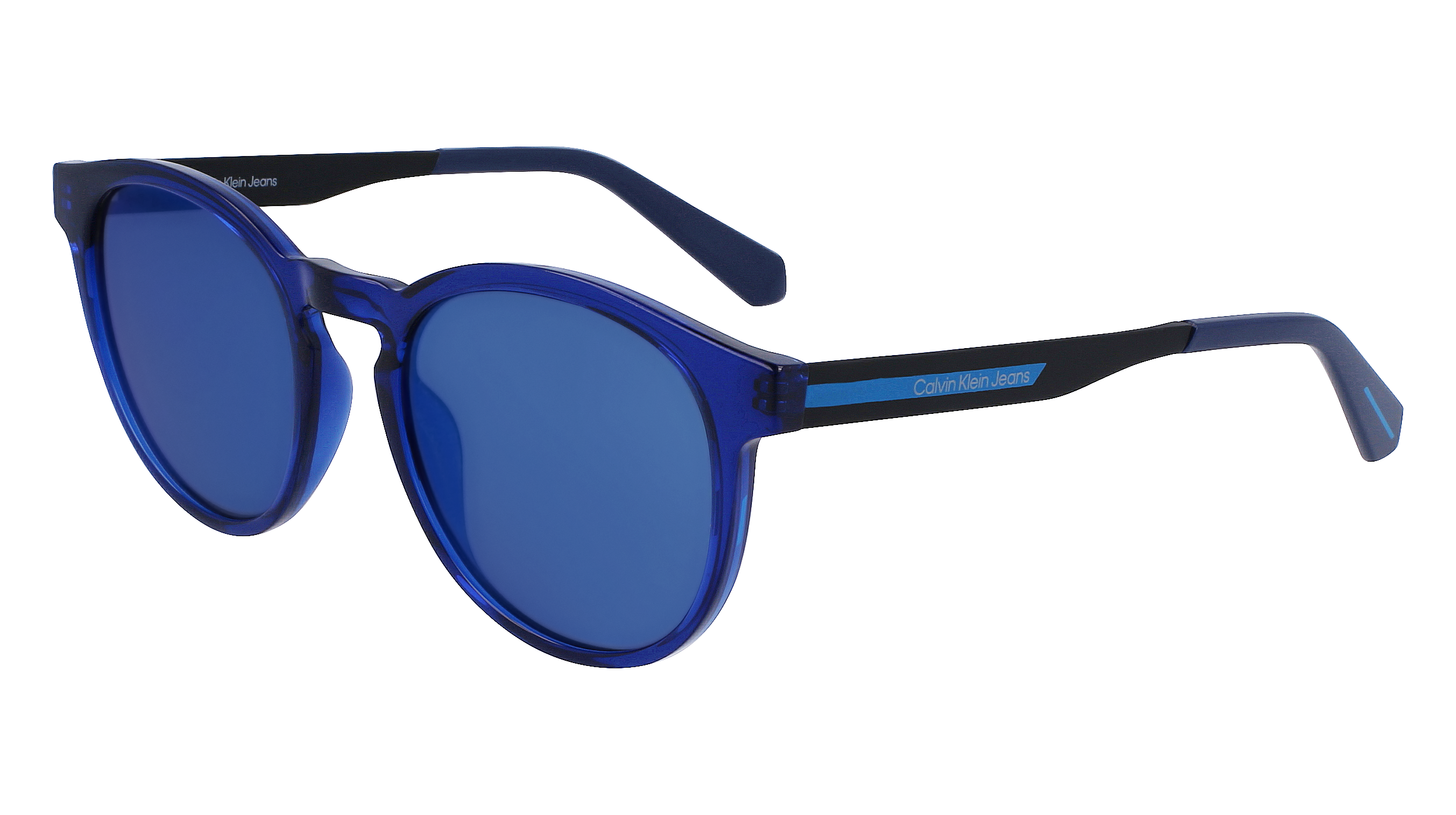 0883901150025 - Unisex CKJ22643S 400 Gläser SONNENBRILLEN Bio-Injekt Blau Blau Geometrisch Normal Photochromatisch