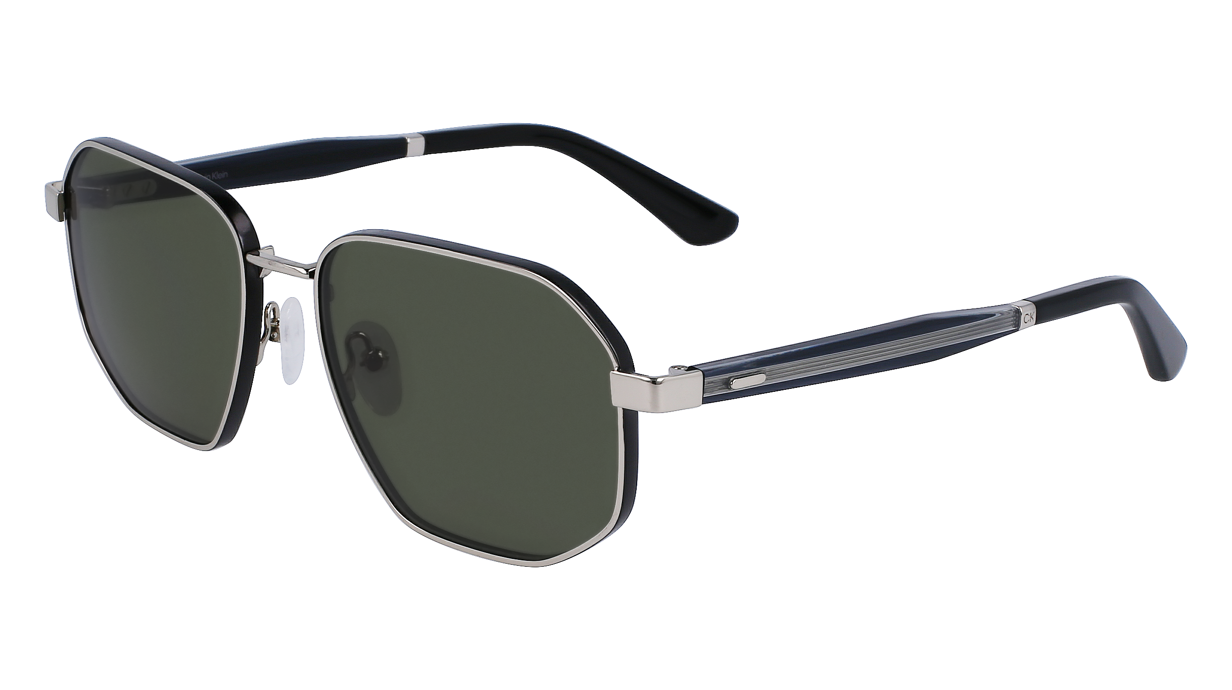 0883901151374 - Herren CK23102S 045 Sonnenbrillen Metall Silber Grün dunkel Quadratisch Normal Normal 0883901151374 - Herren CK23102S 045 Sonnenbrillen Metall Silber Grün dunkel Quadratisch Normal Normal