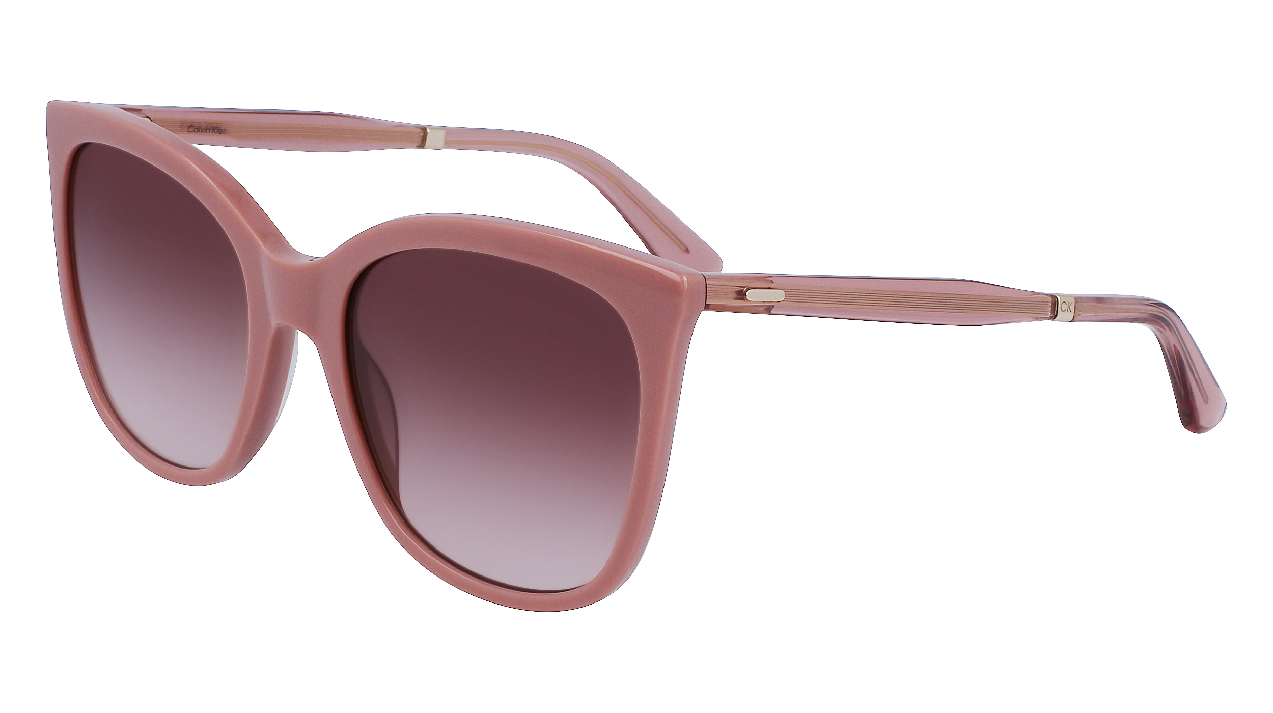 0883901151466 - Damen CK23500S 601 Gläser SONNENBRILLEN Acetat Rosa Braun Quadratisch Normal Normal