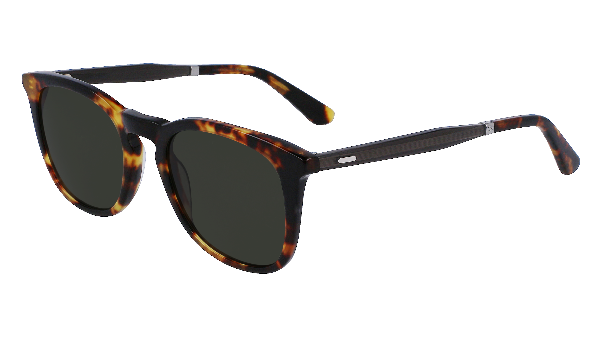 0883901151497 - Unisex CK23501S 237 Gläser SONNENBRILLEN Acetat Havanna Grün Geometrisch Normal Normal