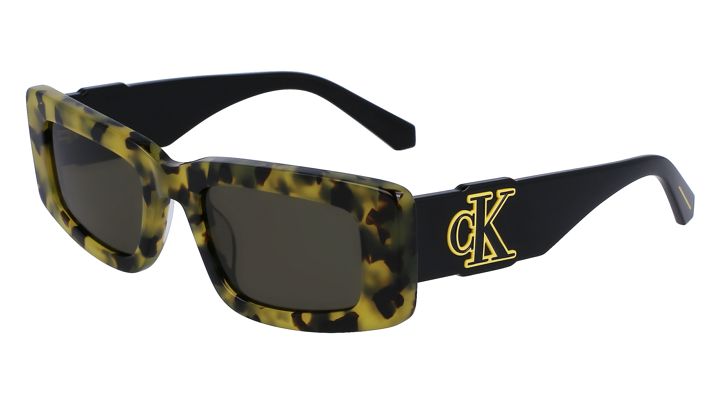 0883901152265 - Unisex CKJ23609S 231 Gläser SONNENBRILLEN Acetat Havanna Gelb  Hocken Normale Normal