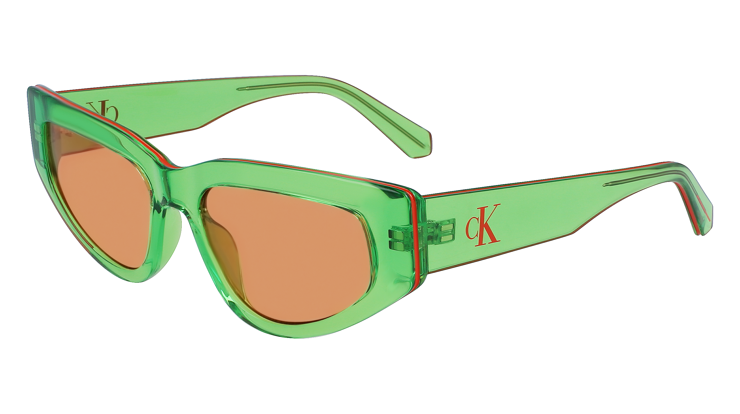 0883901153637 - Damen CKJ23603S 300 Sonnenbrillen Bio-Injekt Grün Braun Cat Eye Normal Normal 0883901153637 - Damen CKJ23603S 300 Sonnenbrillen Bio-Injekt Grün Braun Cat Eye Normal Normal