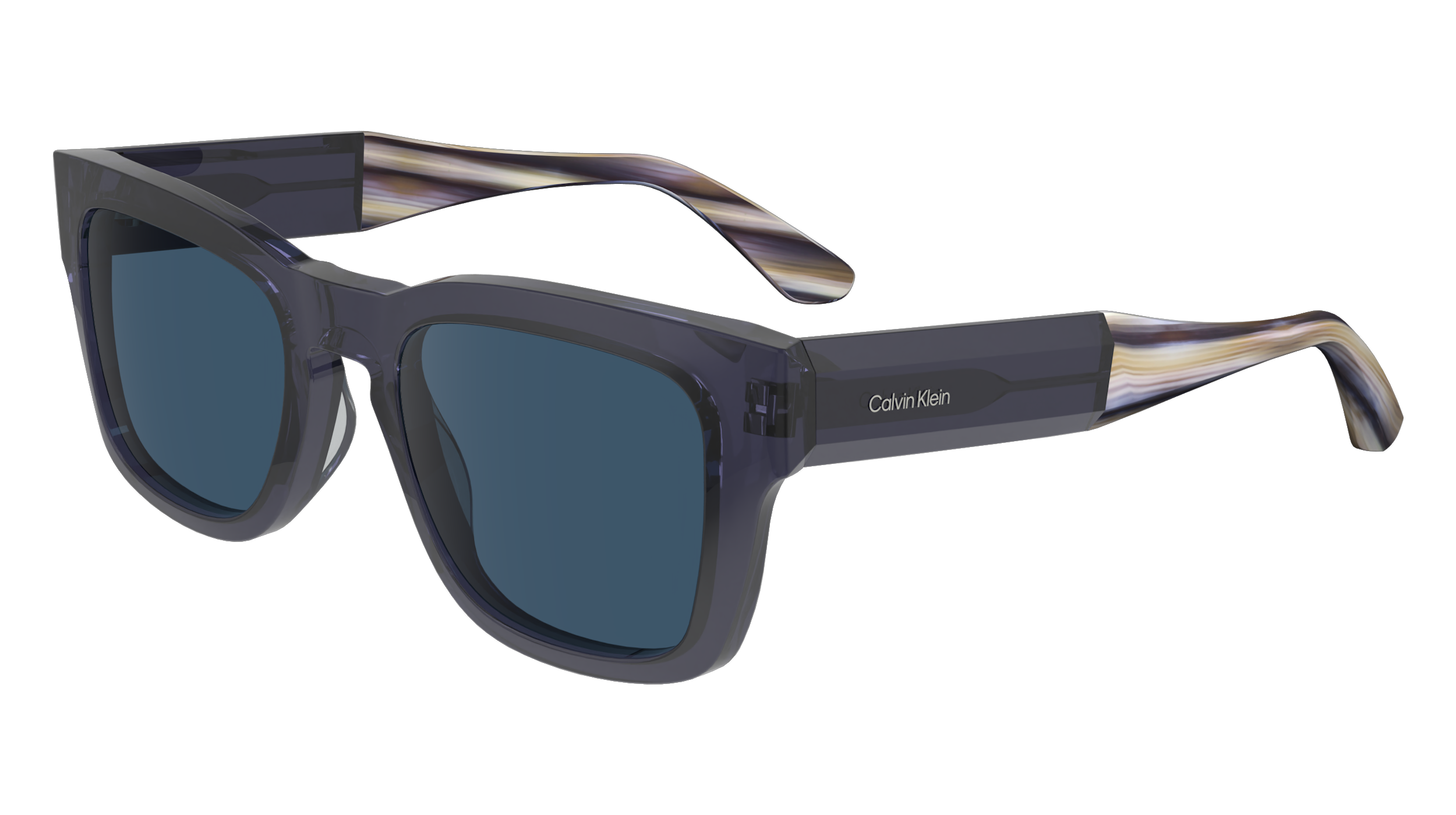 0883901158519 - Unisex CK23539S 400 Gläser SONNENBRILLEN Acetat Blau Blau Quadratisch Normal Normal