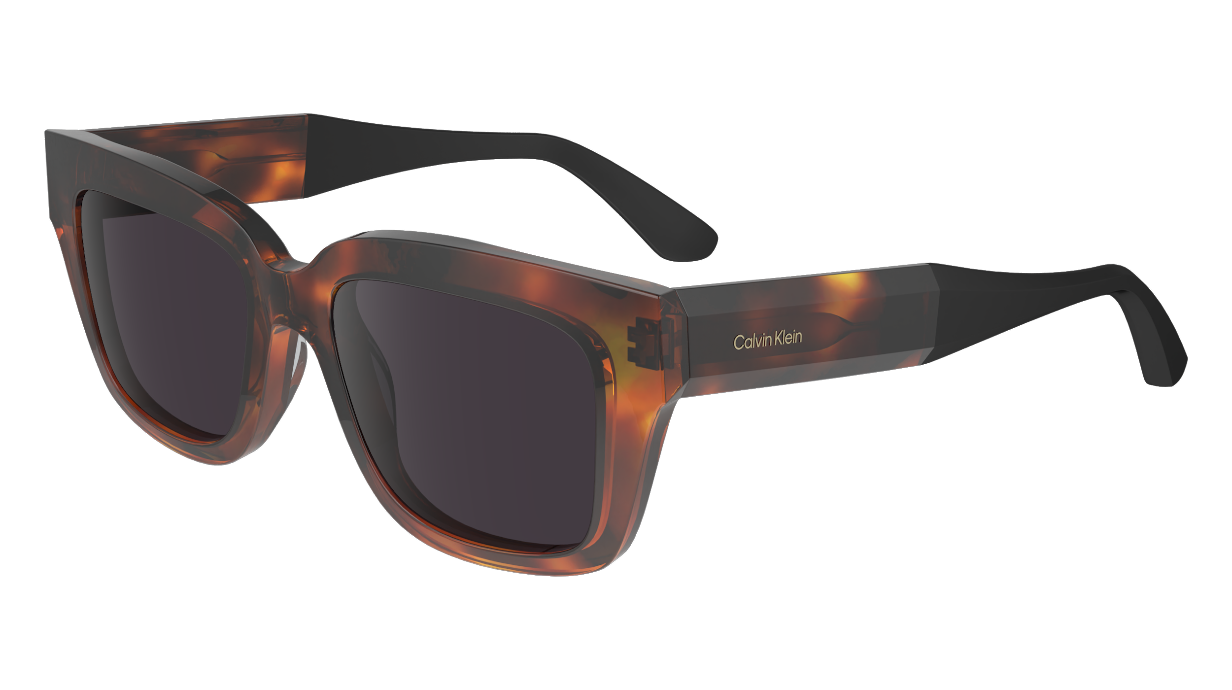 0883901158533 - Damen CK23540S 240 Gläser SONNENBRILLEN Acetat Havanna Rauch Quadratisch Normal Normal